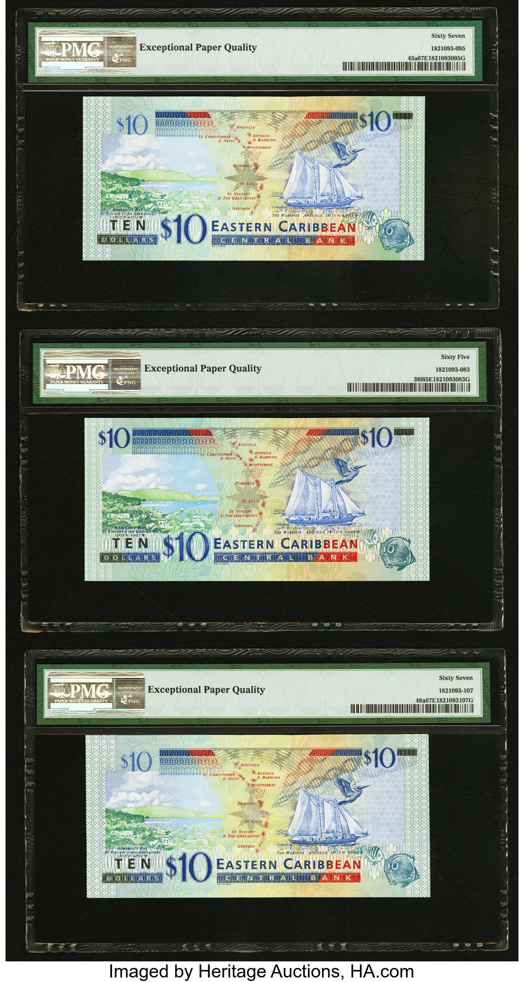 image for: East Caribbean States  10 dollars (B227u)