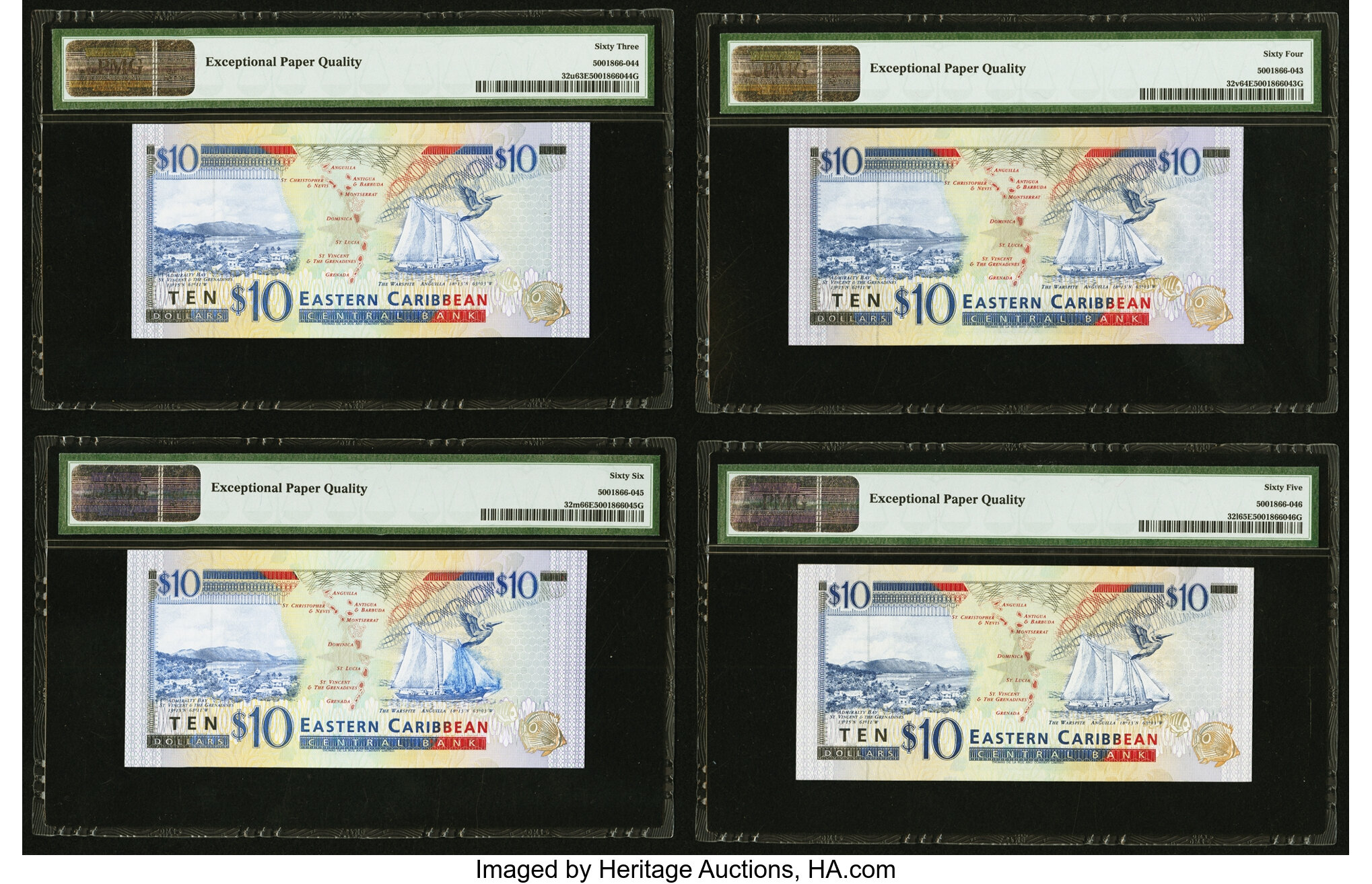 image for: East Caribbean States  10 dollars (B216u)