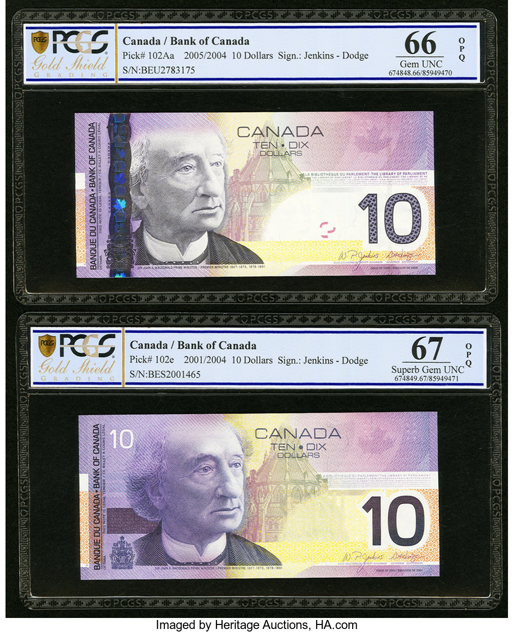 image for: Canada  10 dollars (B367a)