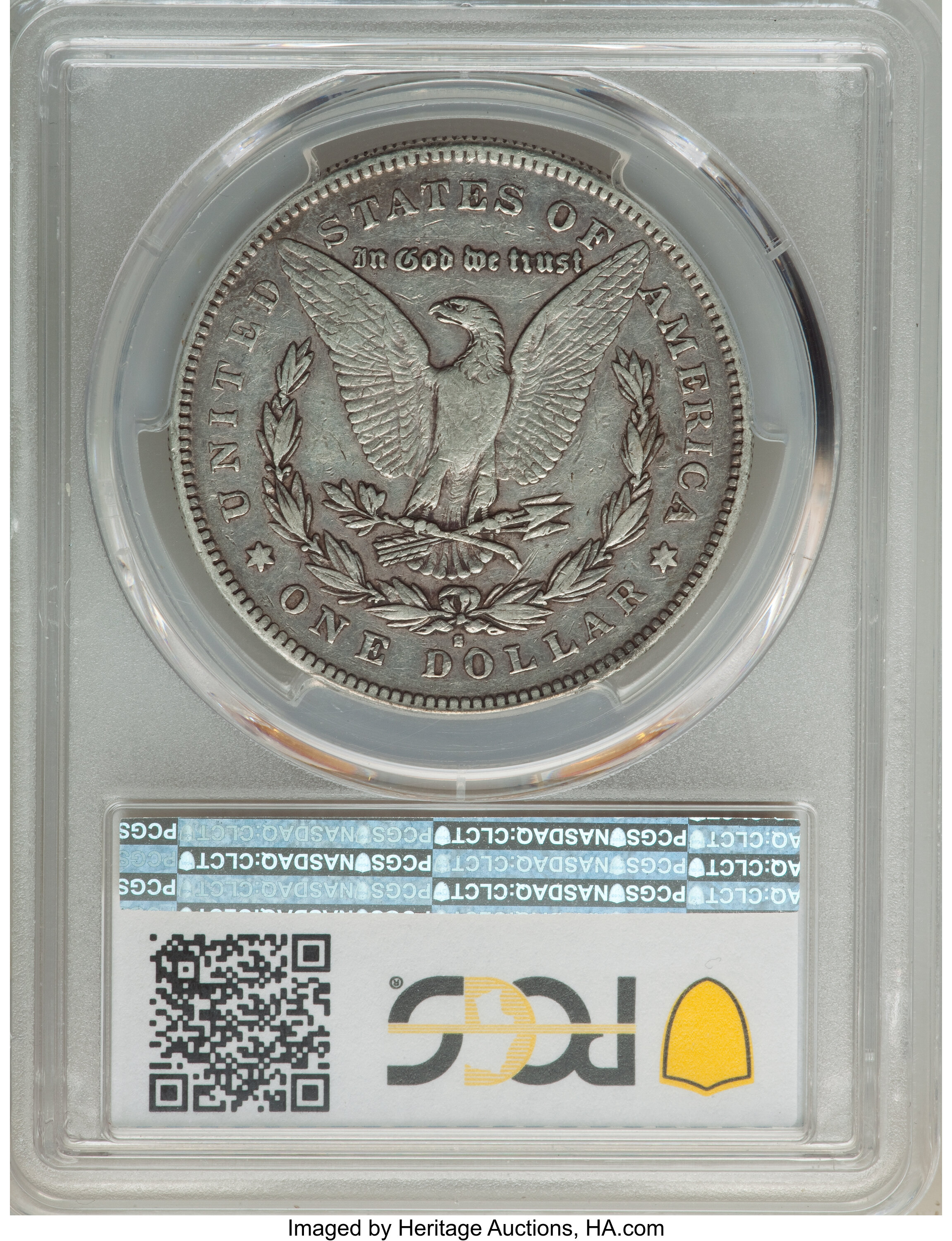 image for: 1879-S $1 Reverse of 1878, VAM-34, Top 100, XF40 PCGS. PCGS Population: (14/15 and 0/0+). NGC Census: (0/0 and 0/0+). CDN: ...