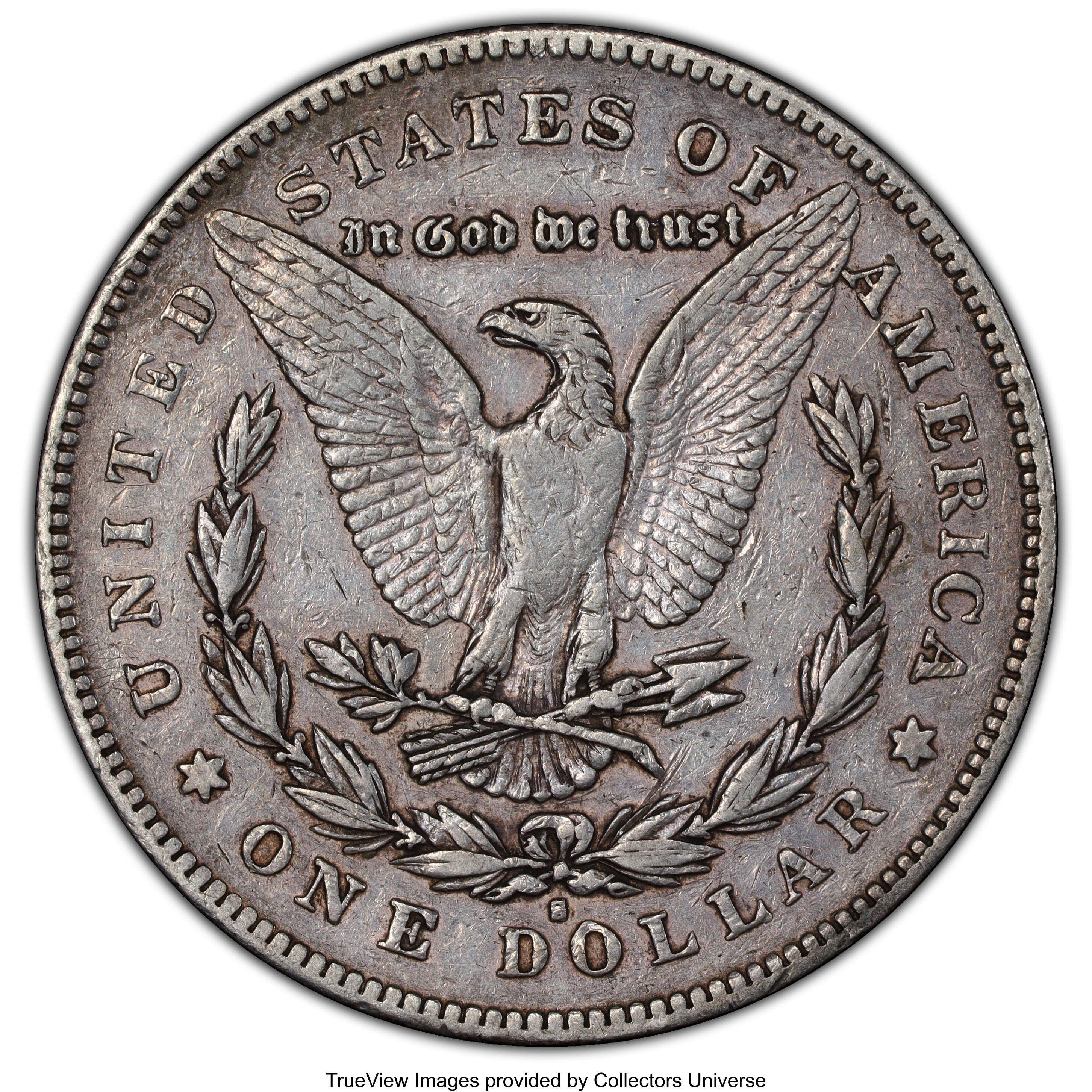 image for: 1879-S $1 Reverse of 1878, VAM-34, Top 100, XF40 PCGS. PCGS Population: (14/15 and 0/0+). NGC Census: (0/0 and 0/0+). CDN: ...