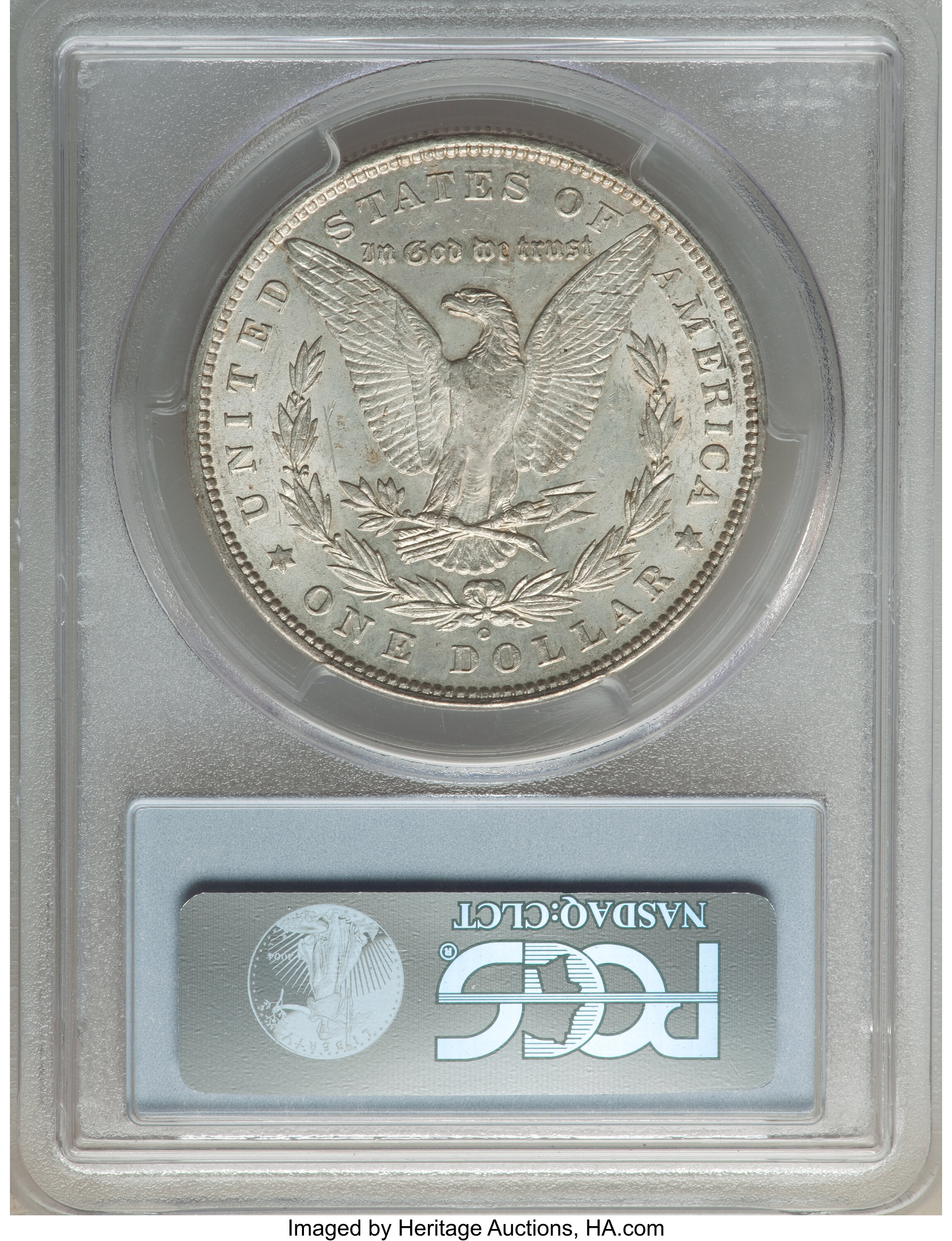 image for: 1880-O $1 Rusted Date, VAM-7, Hit List, AU58 PCGS. PCGS Population: (26/58). NGC Census: (0/0). CDN: $109.25.Whsle. Bid for...