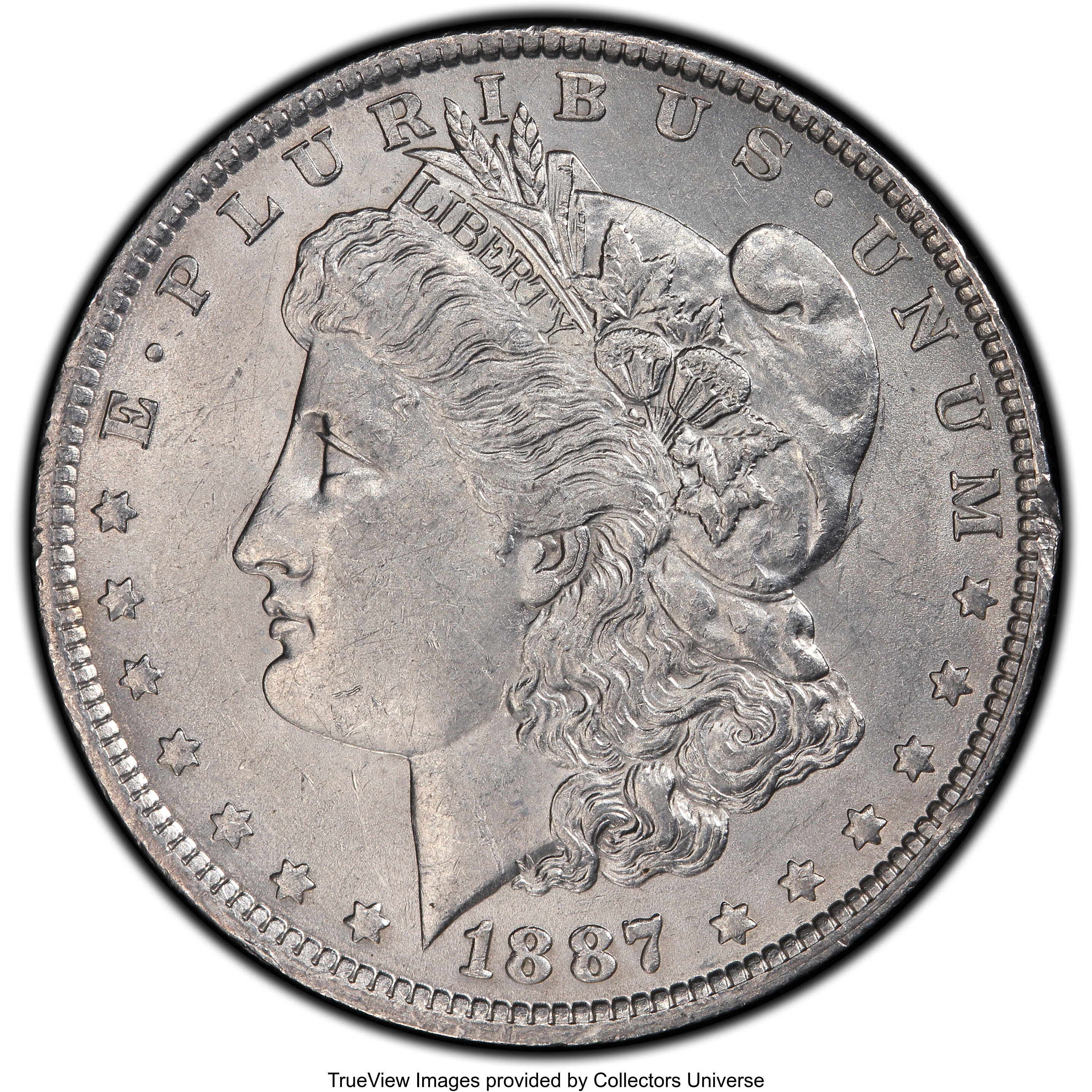 image for: 1887-O $1 VAM-30, TY Clash, Hit List, AU55 PCGS. PCGS Population: (7/50). NGC Census: (2/11). AU55....