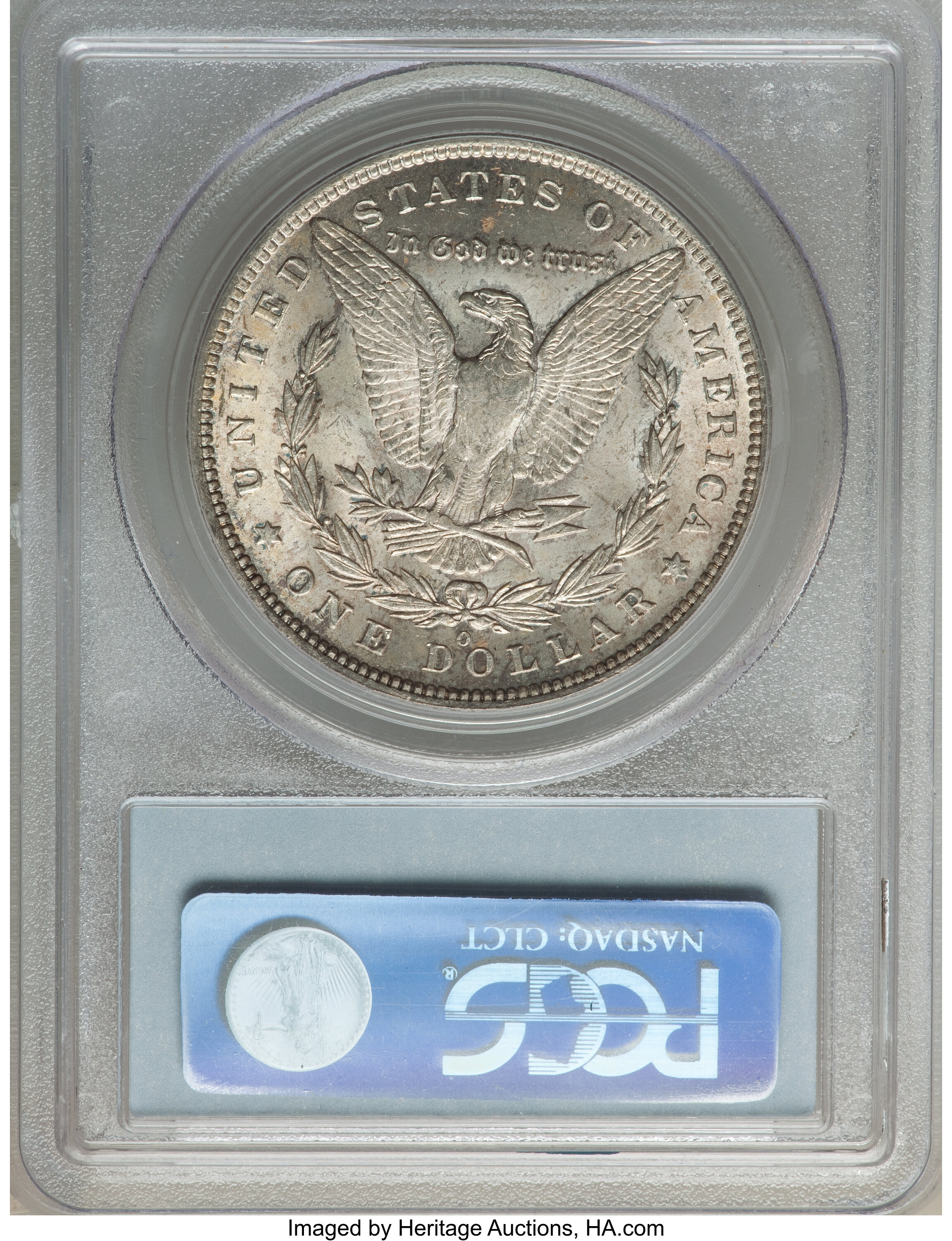 image for: 1888-O $1 Scarface, Early Die State, VAM-1B, MS62 PCGS. PCGS Population: (39/18). NGC Census: (0/0). CDN: $3,100 Whsle. Bid...