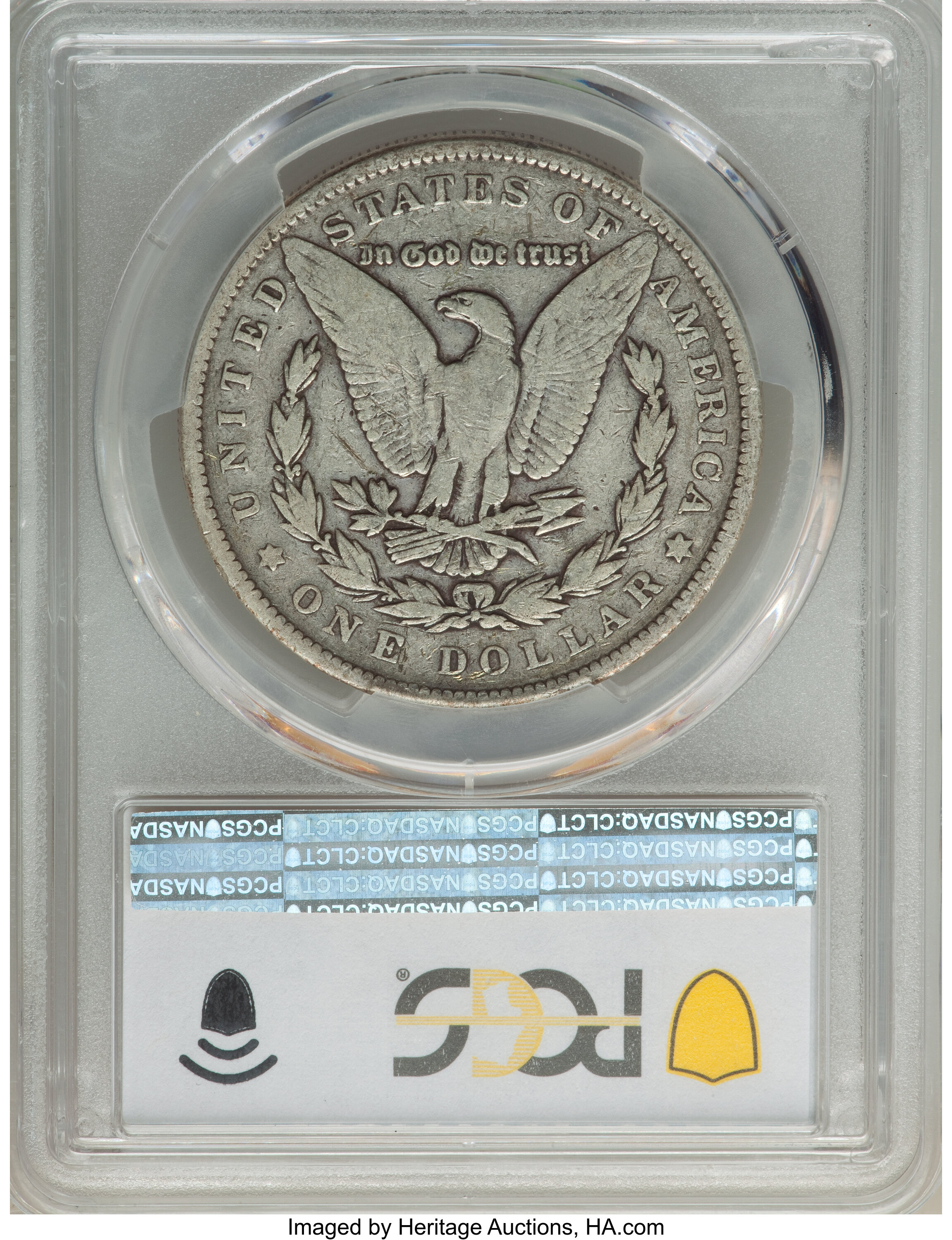 image for: 1891 $1 Doubled Ear and Mustache, VAM-2A, Top 100, VG10 PCGS. PCGS Population: (5/89 and 0/0+). NGC Census: (2/35 and 0/0+)...