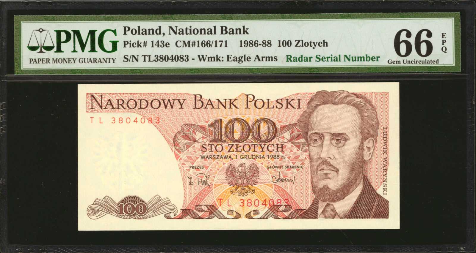 image for: Poland  100 z?otych (B835a)