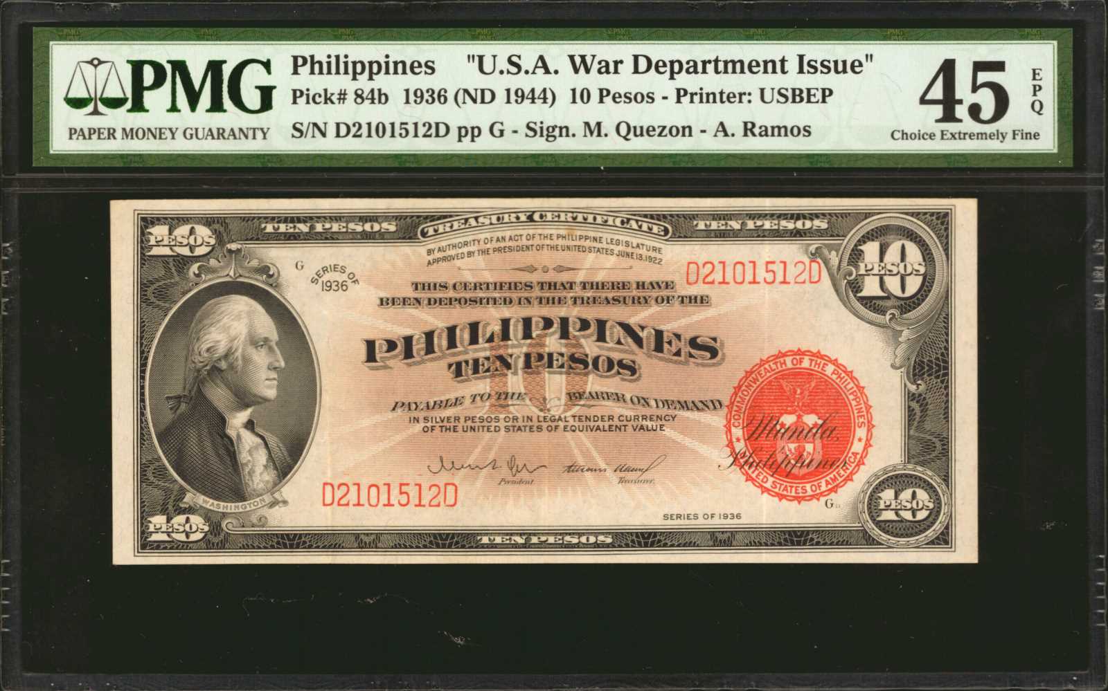 image for: Philippines  10 pesos (B541a)