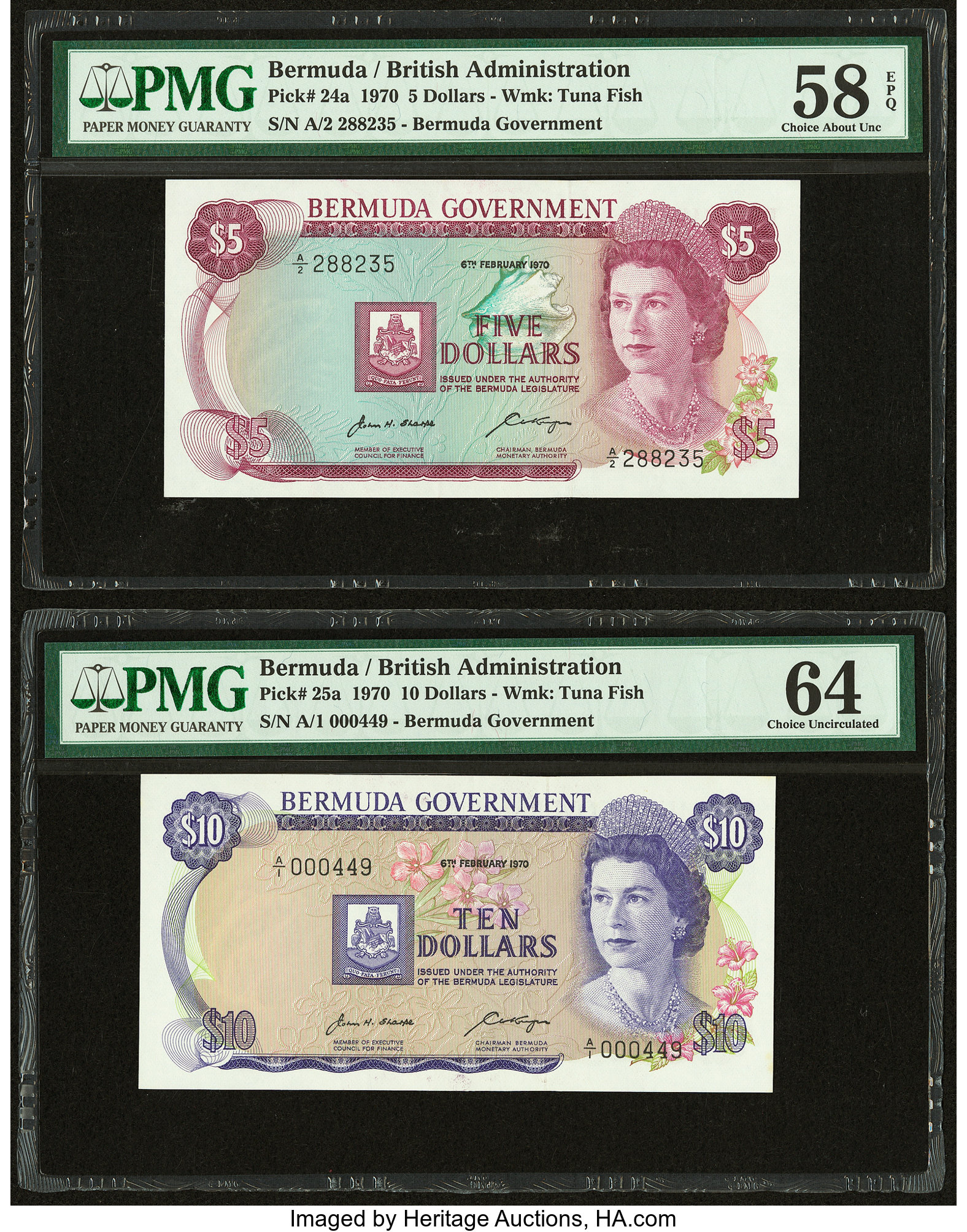 image for: Bermuda  5 dollars(B125as2)