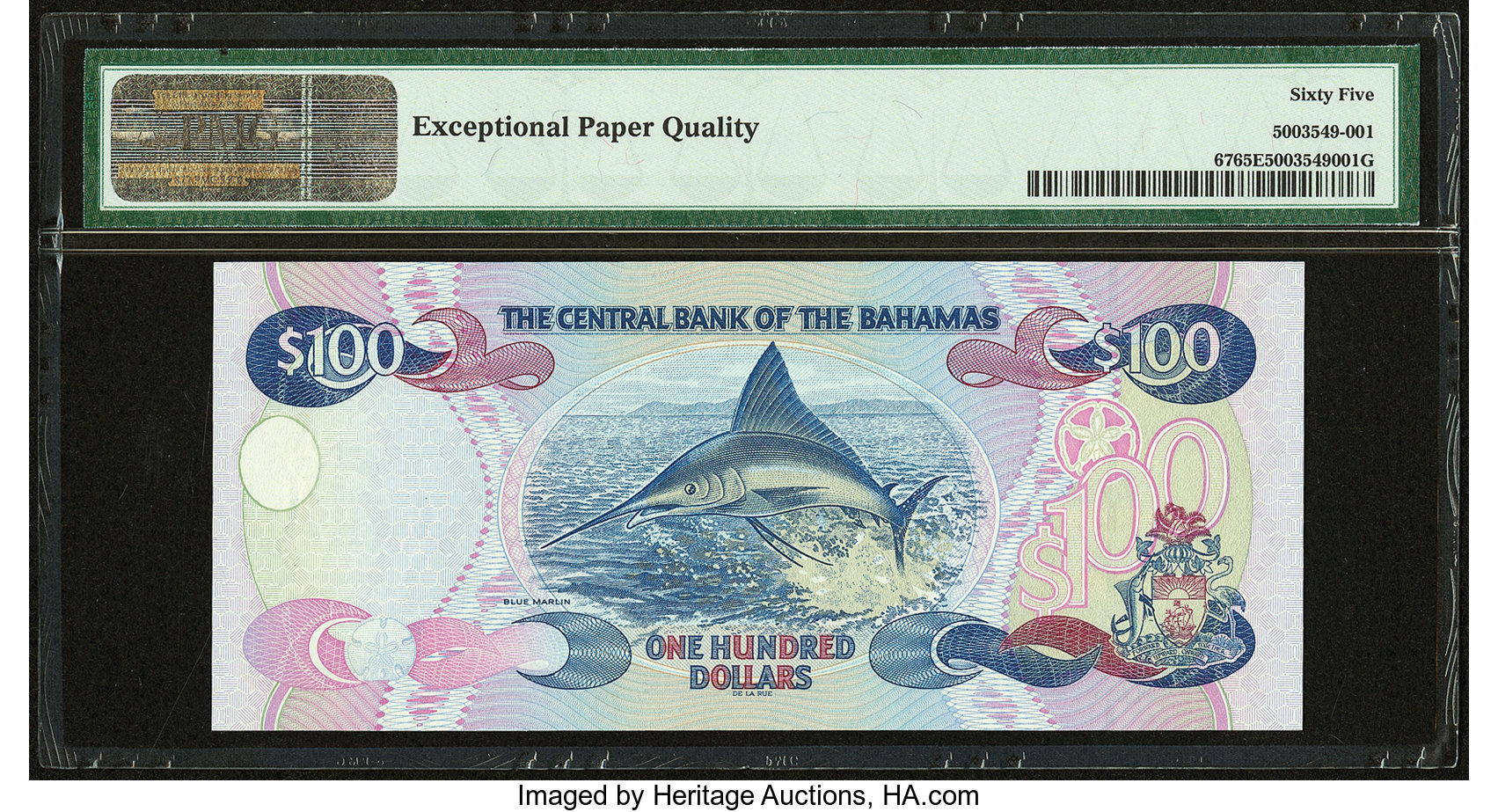 image for: Bahamas  100 dollars (B333a)