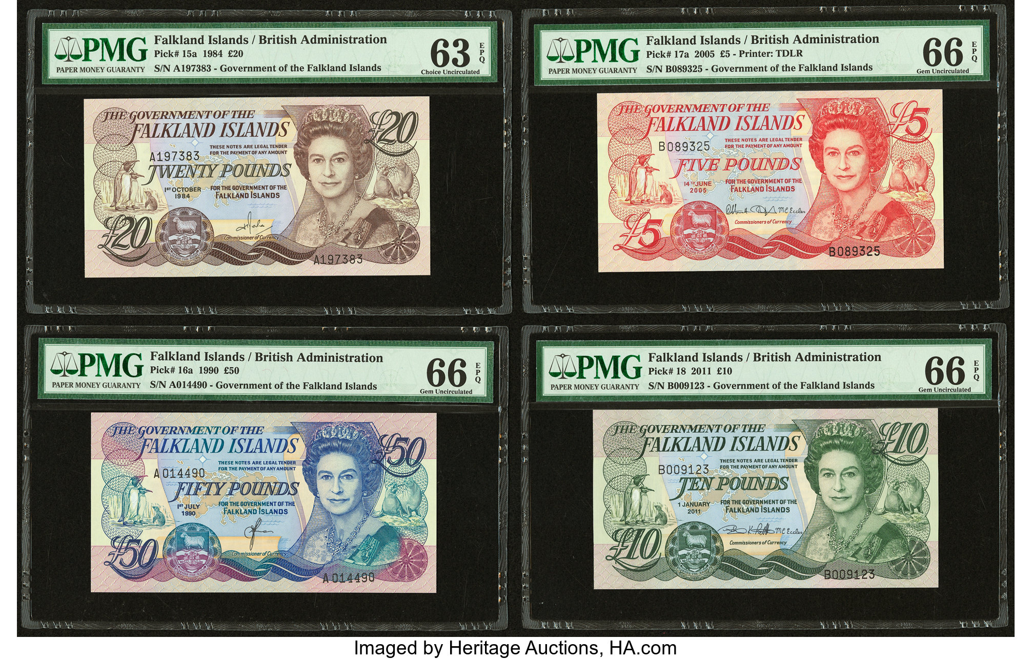 image for: Falkland Islands  50 pounds (B222as)