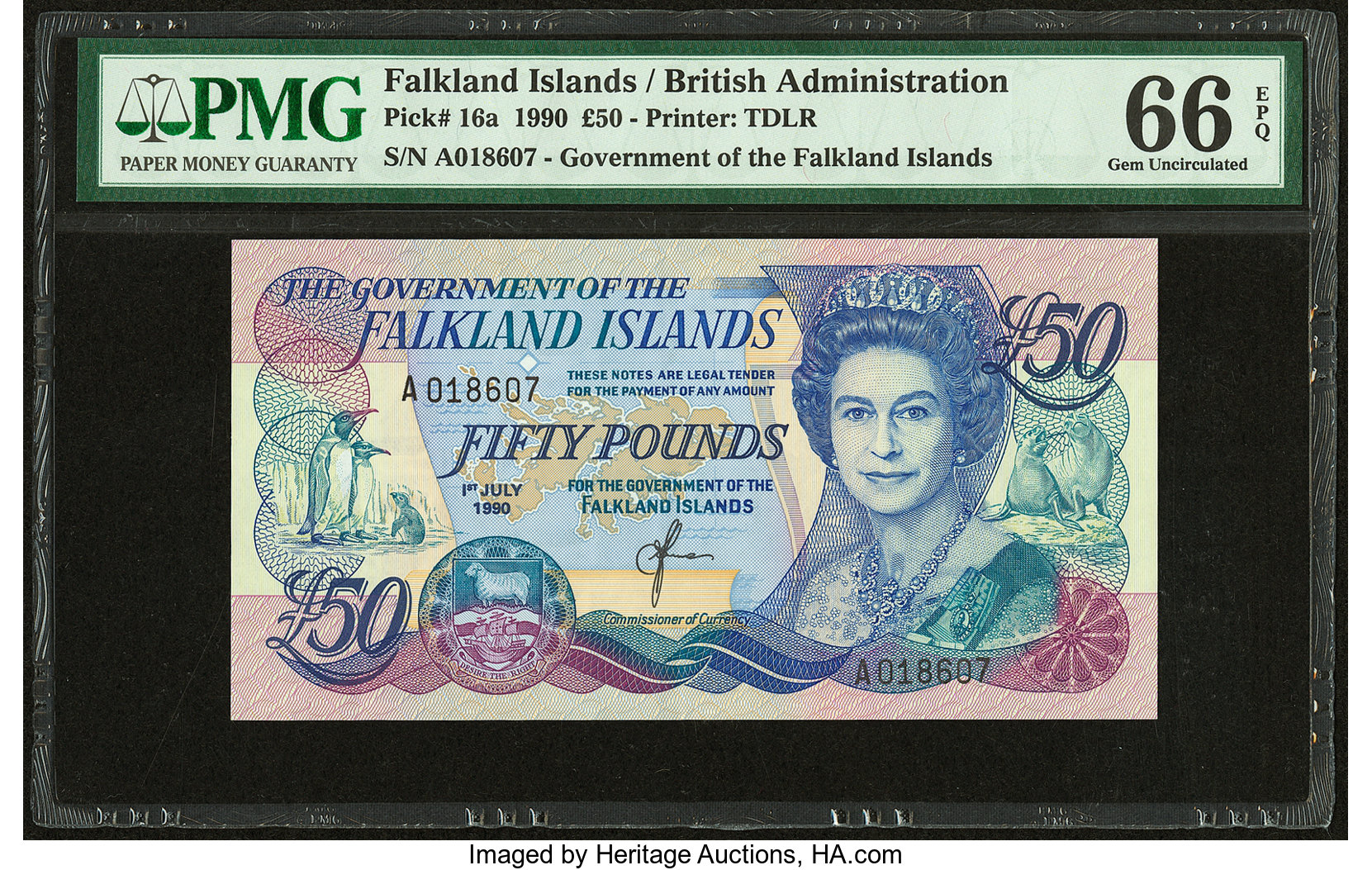 image for: Falkland Islands  50 pounds (B222a)