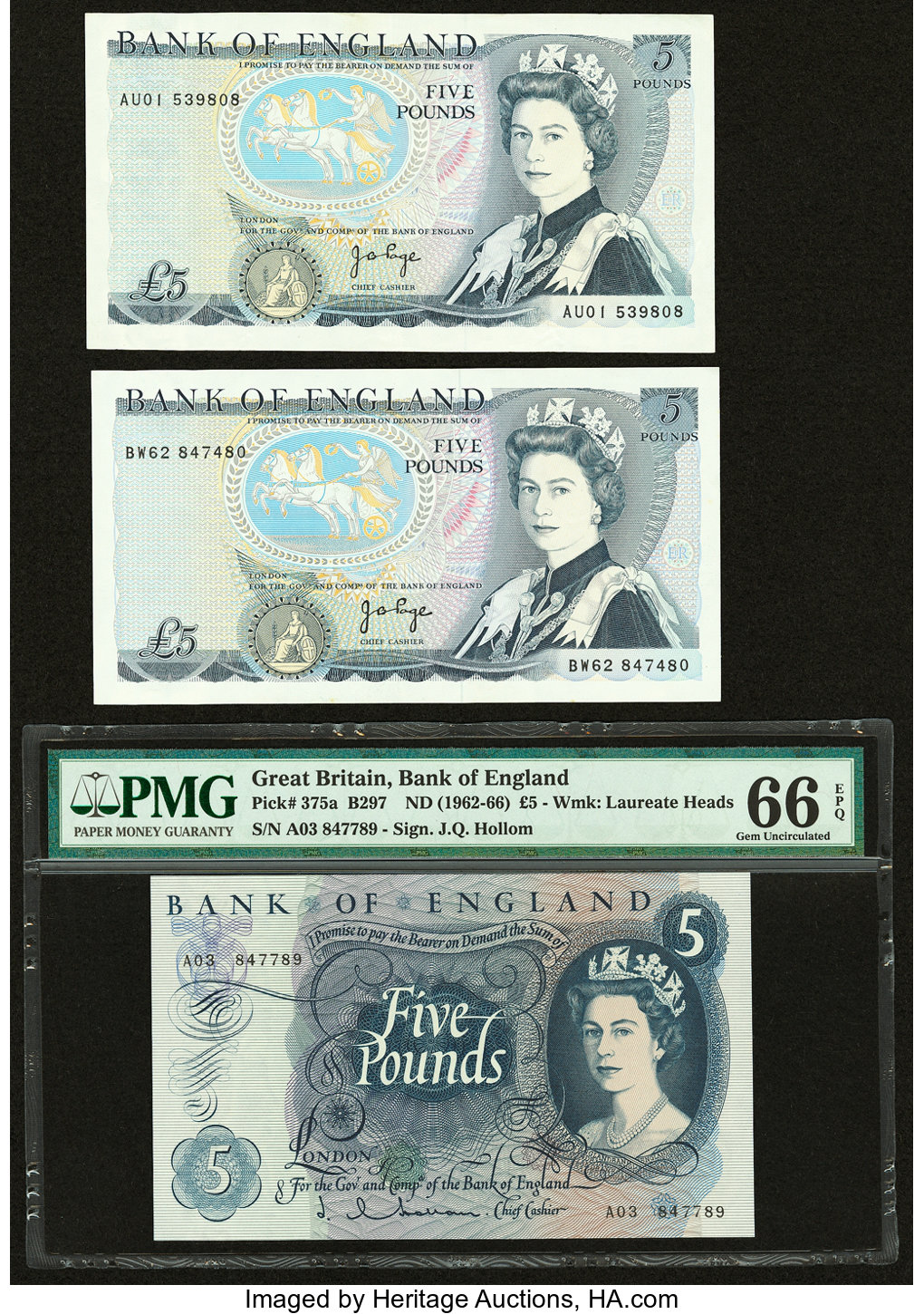 image for: United Kingdom  5 pounds (B181a)