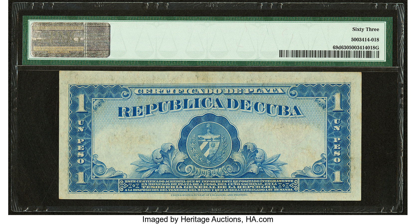 image for: Cuba  1 peso(B401c)