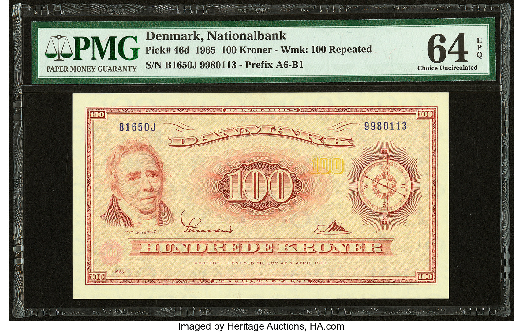 image for: Denmark  100 kroner (B916bz)