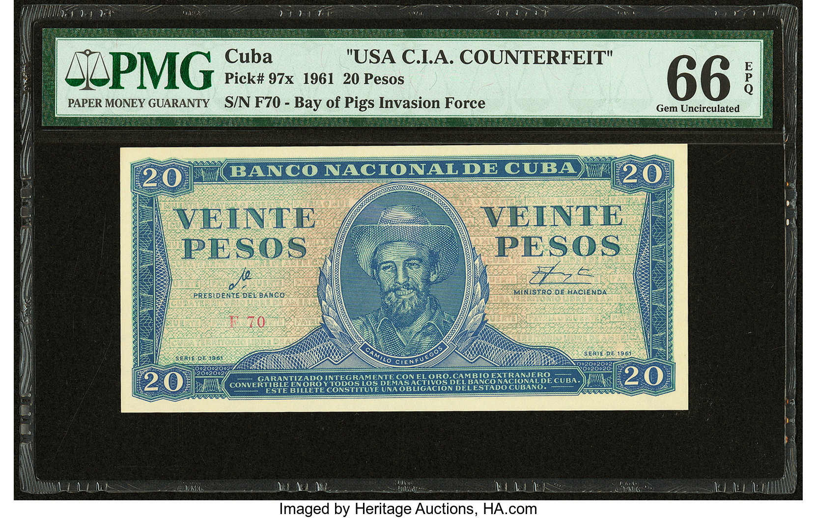 image for: Cuba  20 pesos (B820as2)