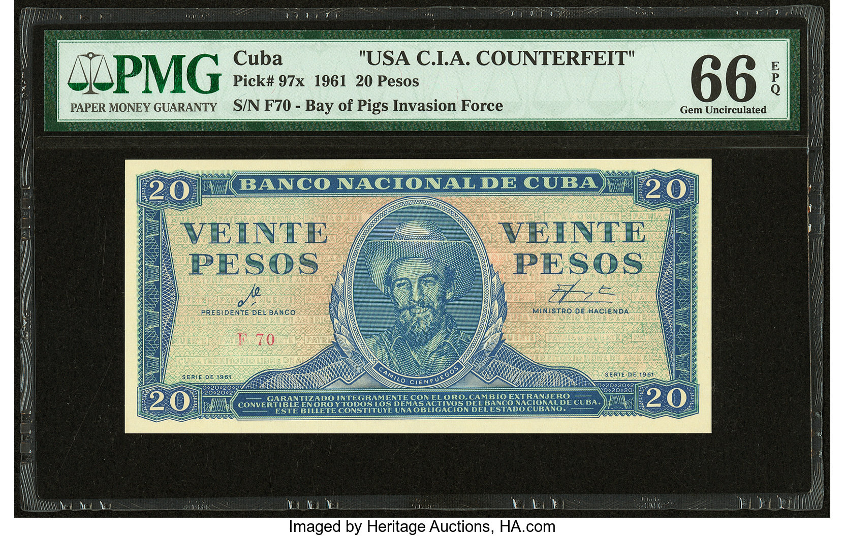 image for: Cuba  20 pesos (B820as1)