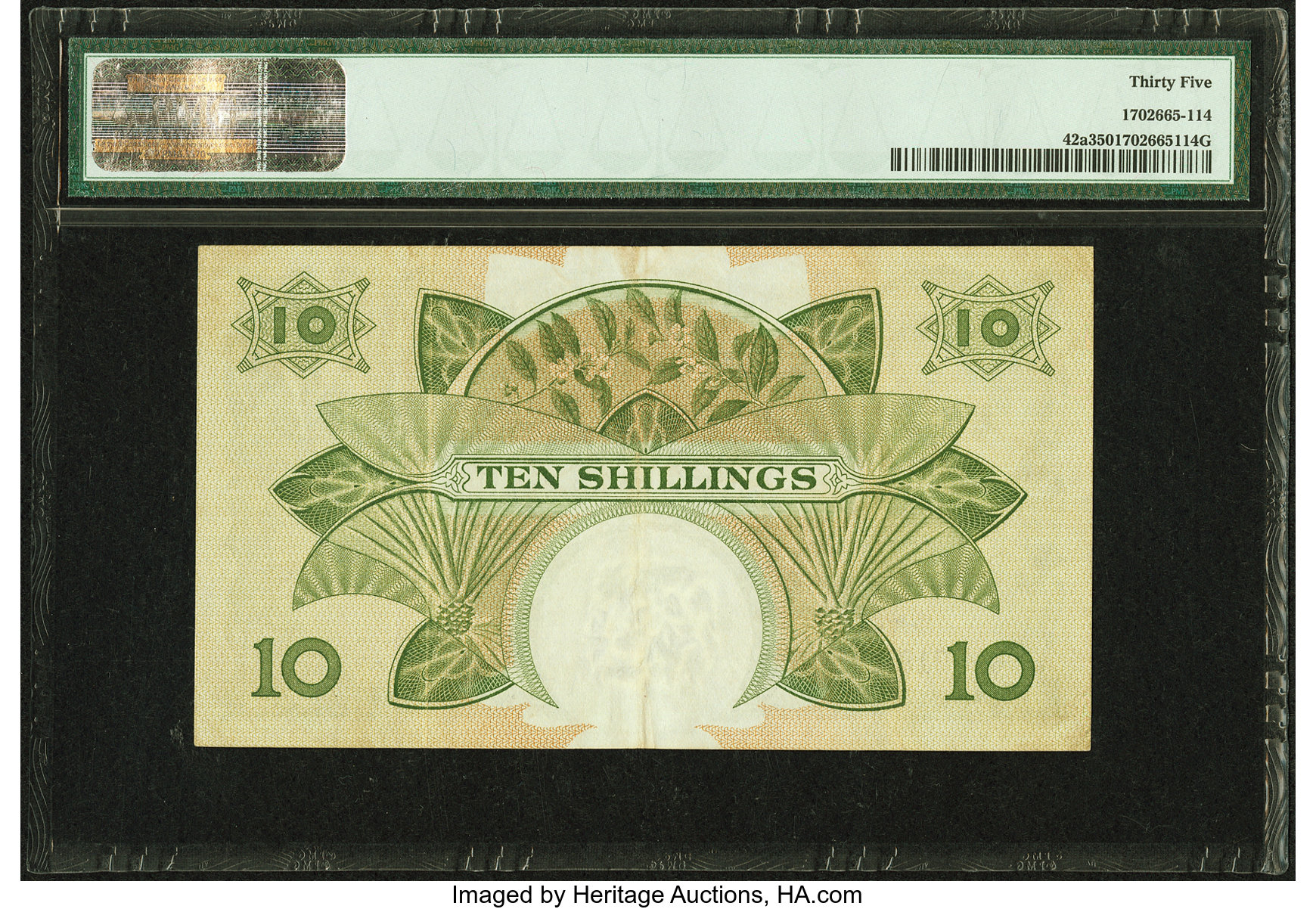 image for: East Africa  10 shillings(B228c)
