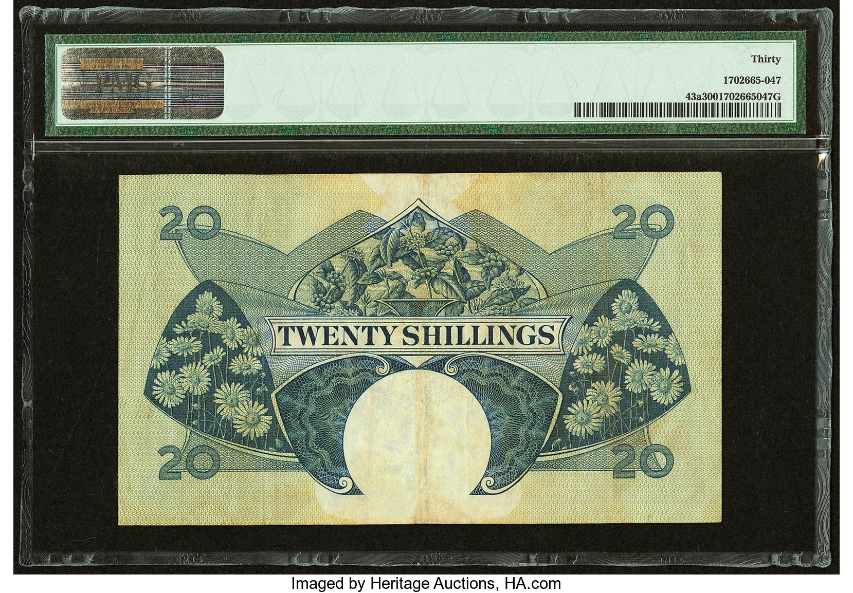 image for: East Africa  20 shillings(B229bs2)