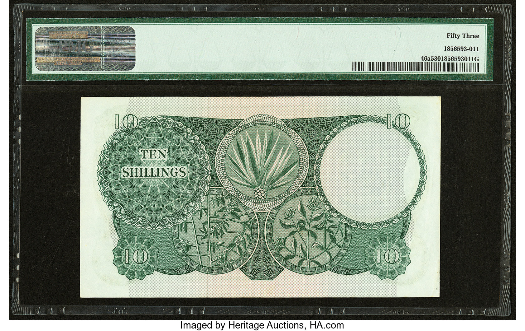 image for: East Africa  10 shillings(B232a)