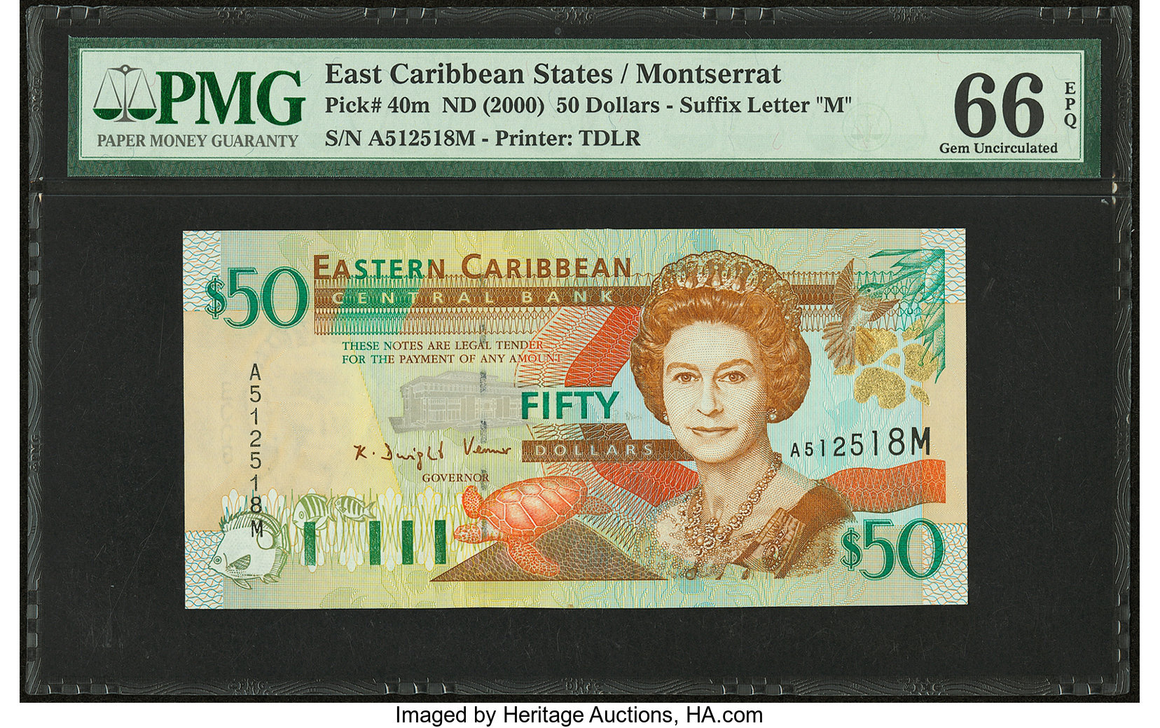 image for: East Caribbean States  50 dollars (B224a)