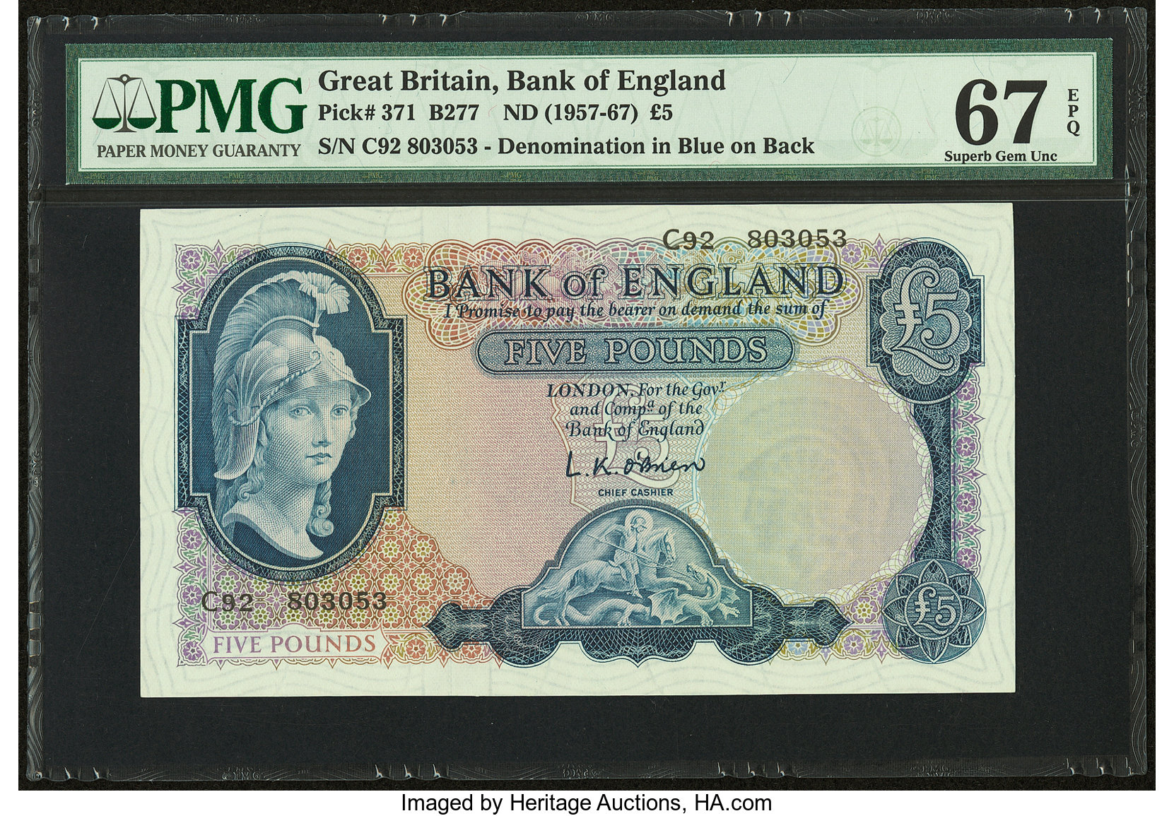image for: United Kingdom  5 pounds (B178as)