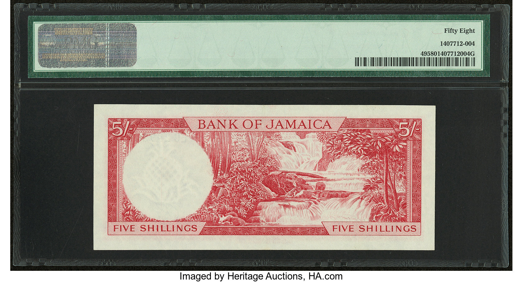 image for: Jamaica  5 shillings (B201as2)