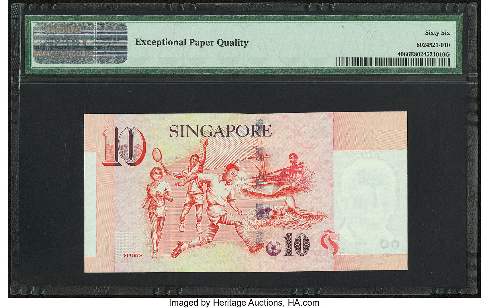 image for: Singapore  10 dollars (B134az)
