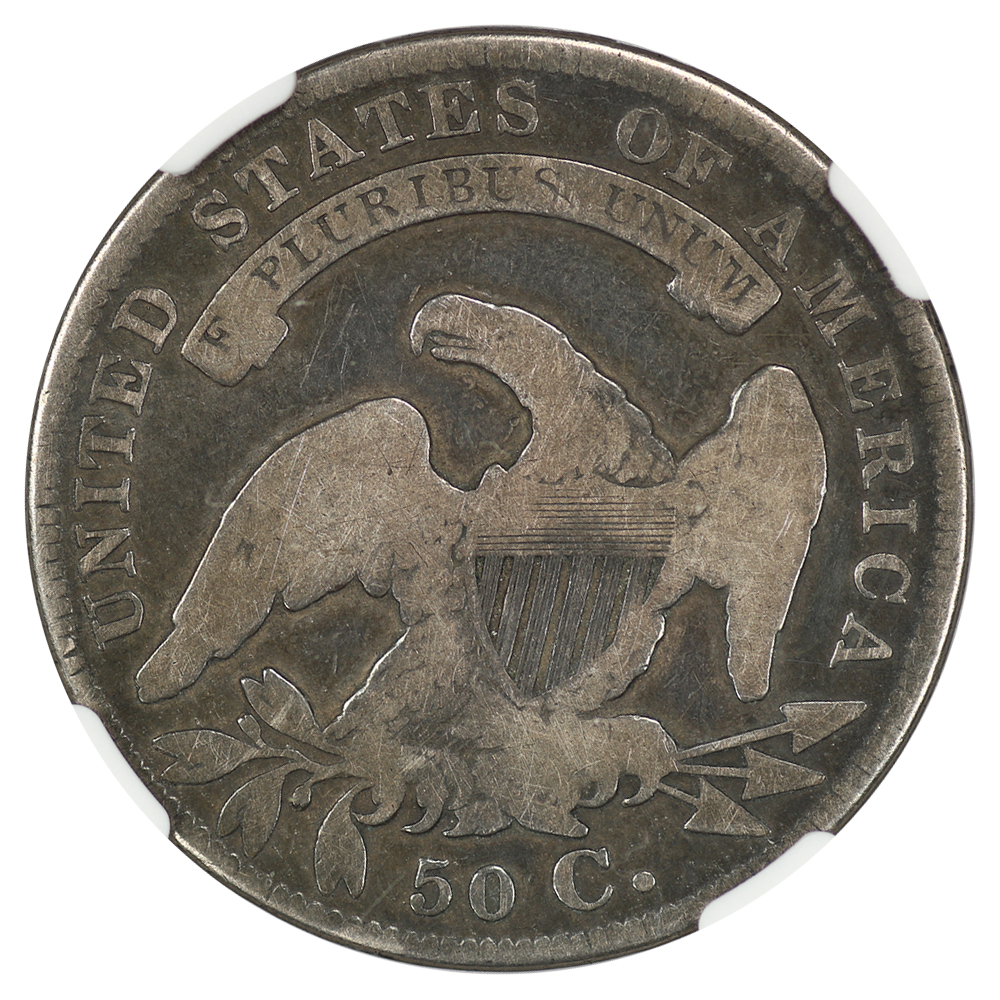 1834 50c Small Date, Small Letters G4 CAC thumbnail 4