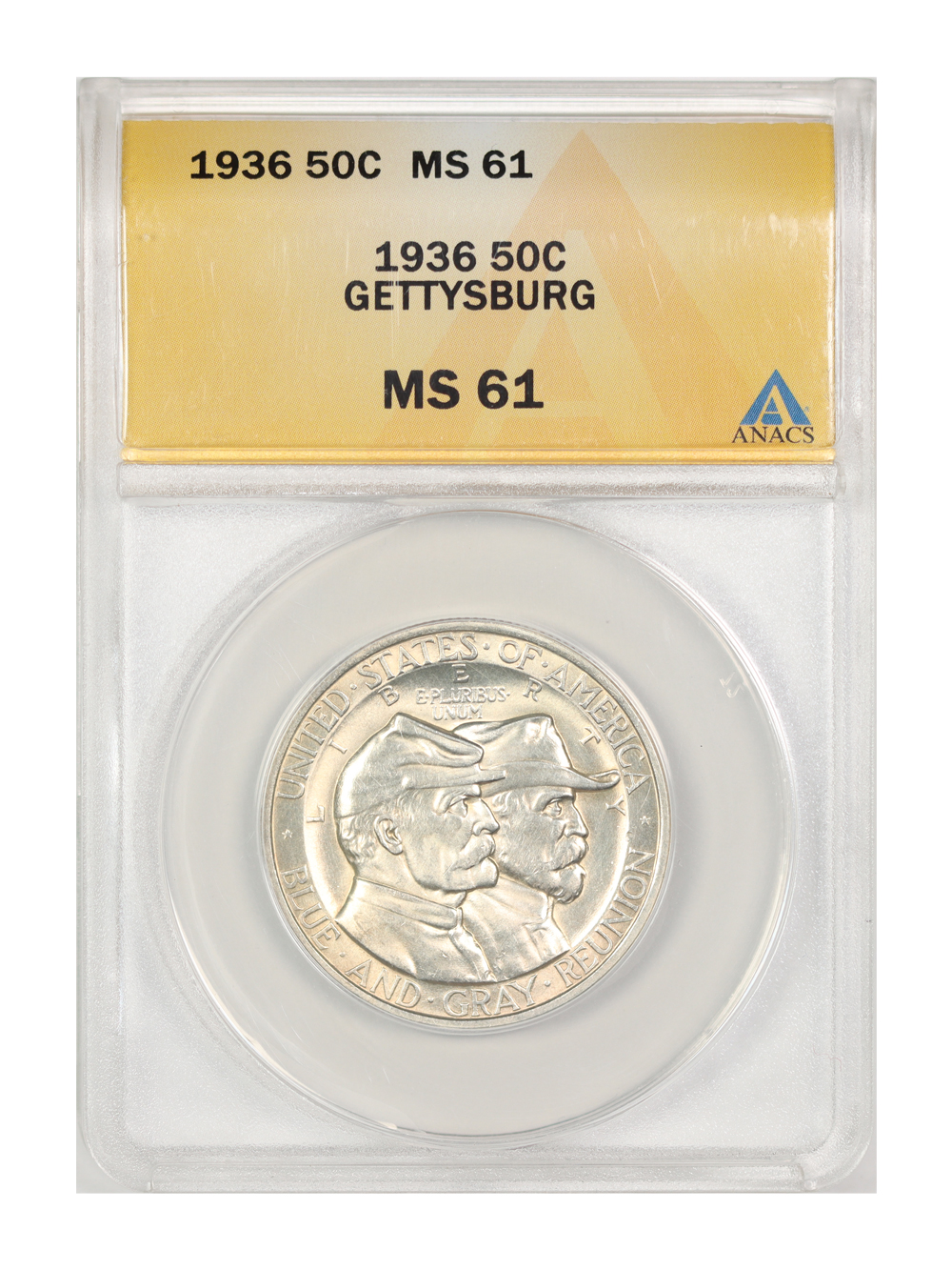 1936 50c Gettysburg XF45 CAC thumbnail 19