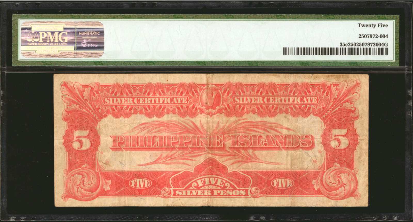 image for: Philippines  5 silver pesos (B512c)