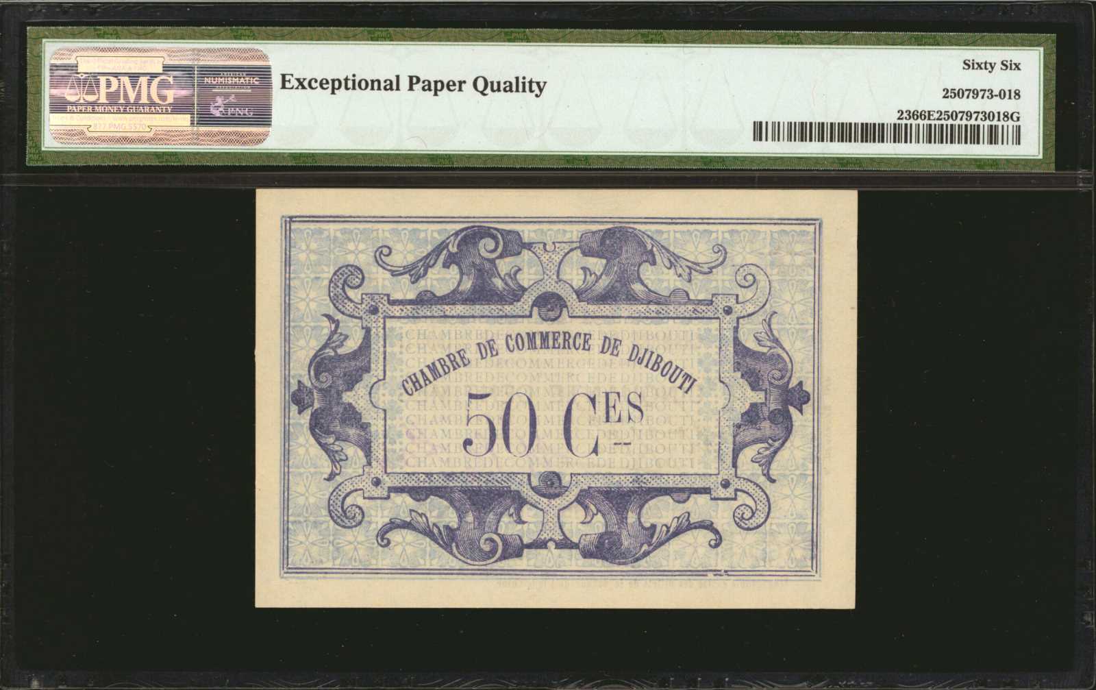 image for: French Somaliland  50 centimes(B205e)