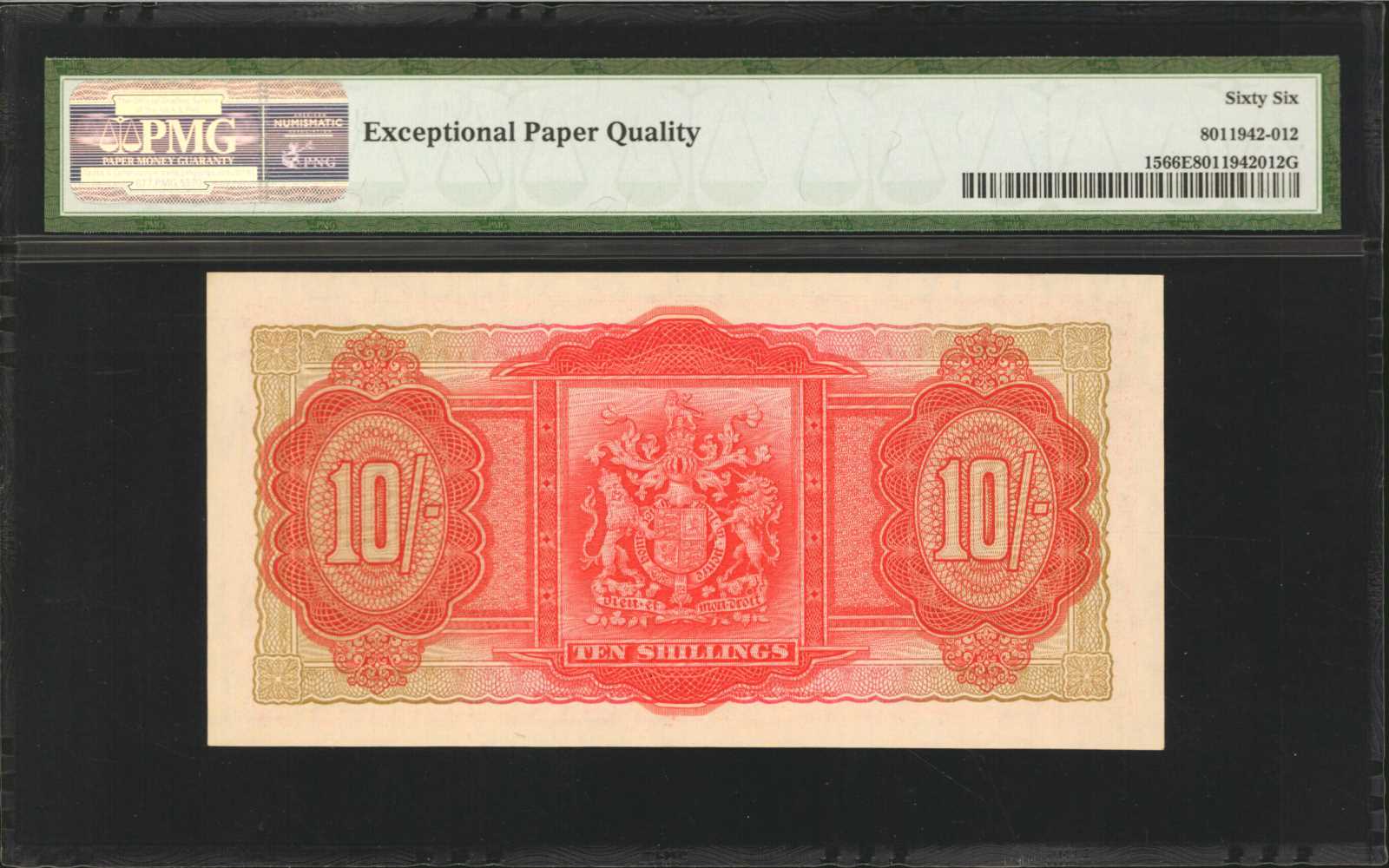 image for: Bermuda  10 shillings(B116at)