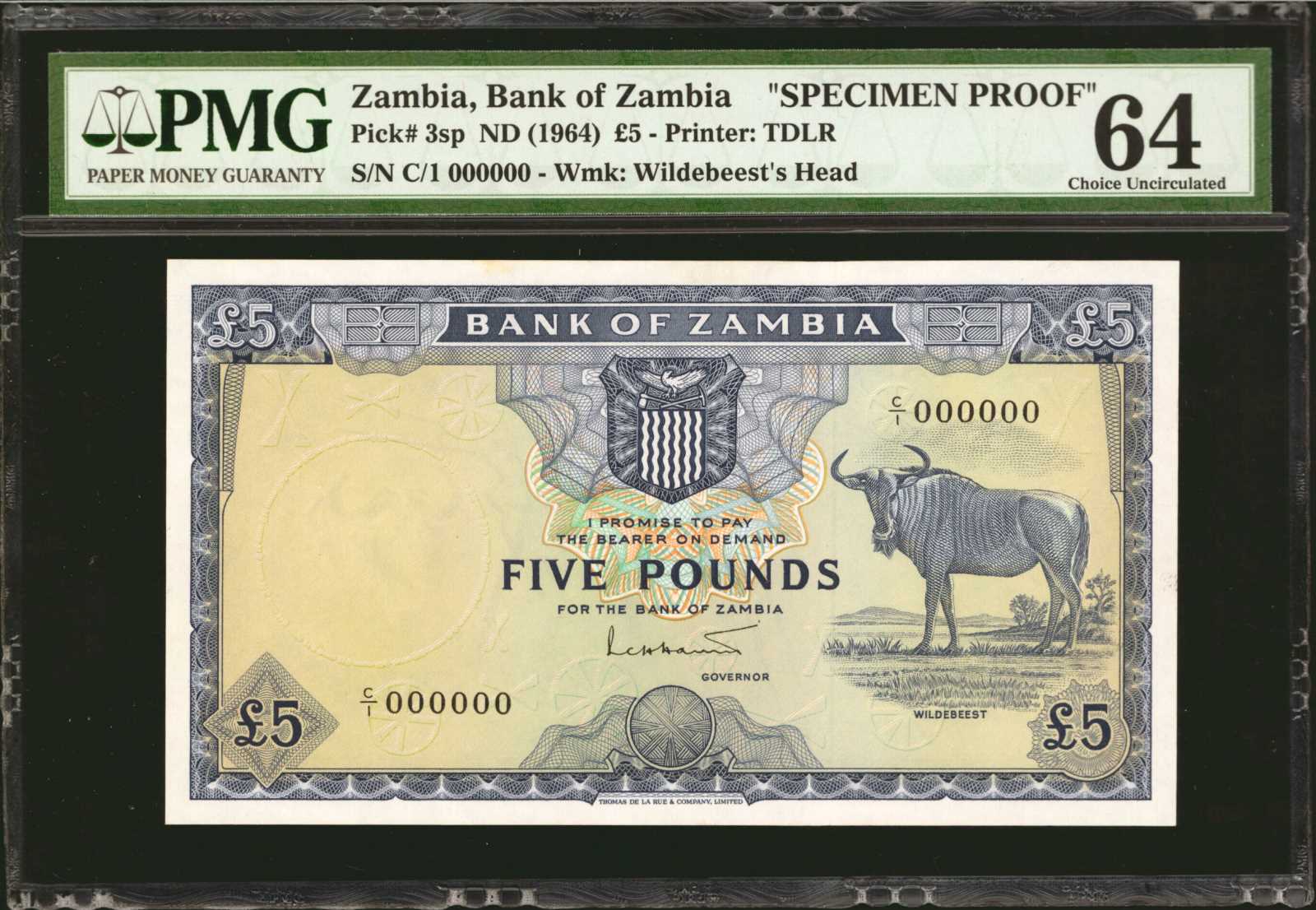 image for: Zambia  5 pounds(B103as3)