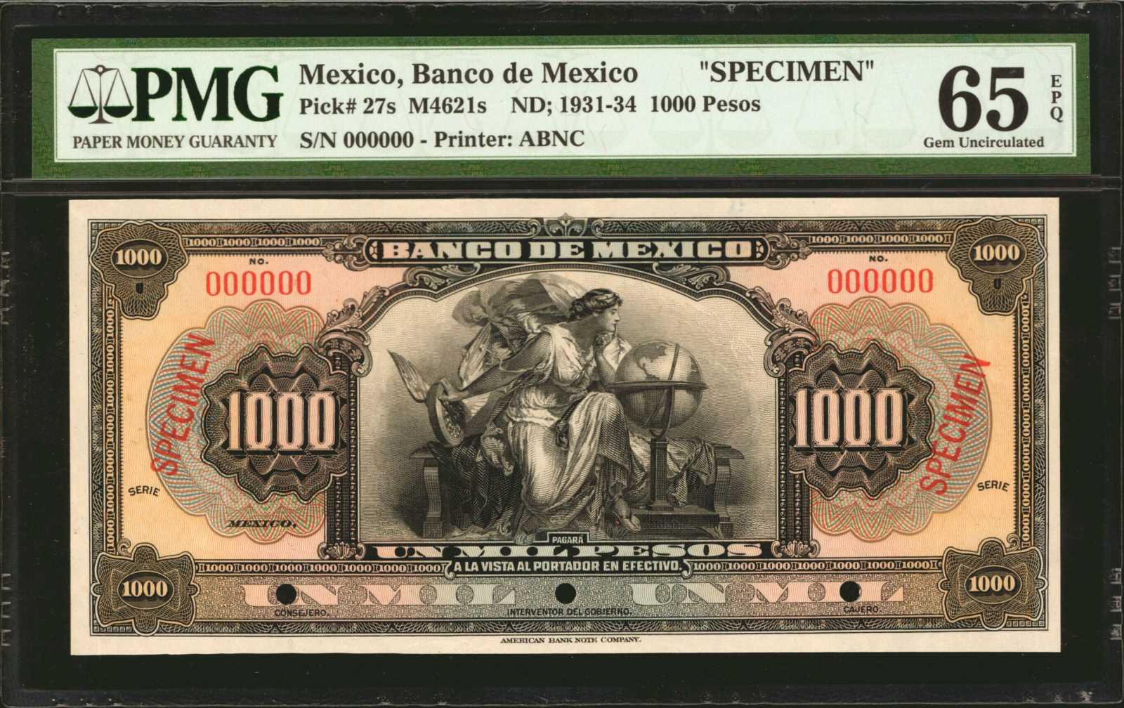 image for: Mexico  1,000 pesos(B607f)