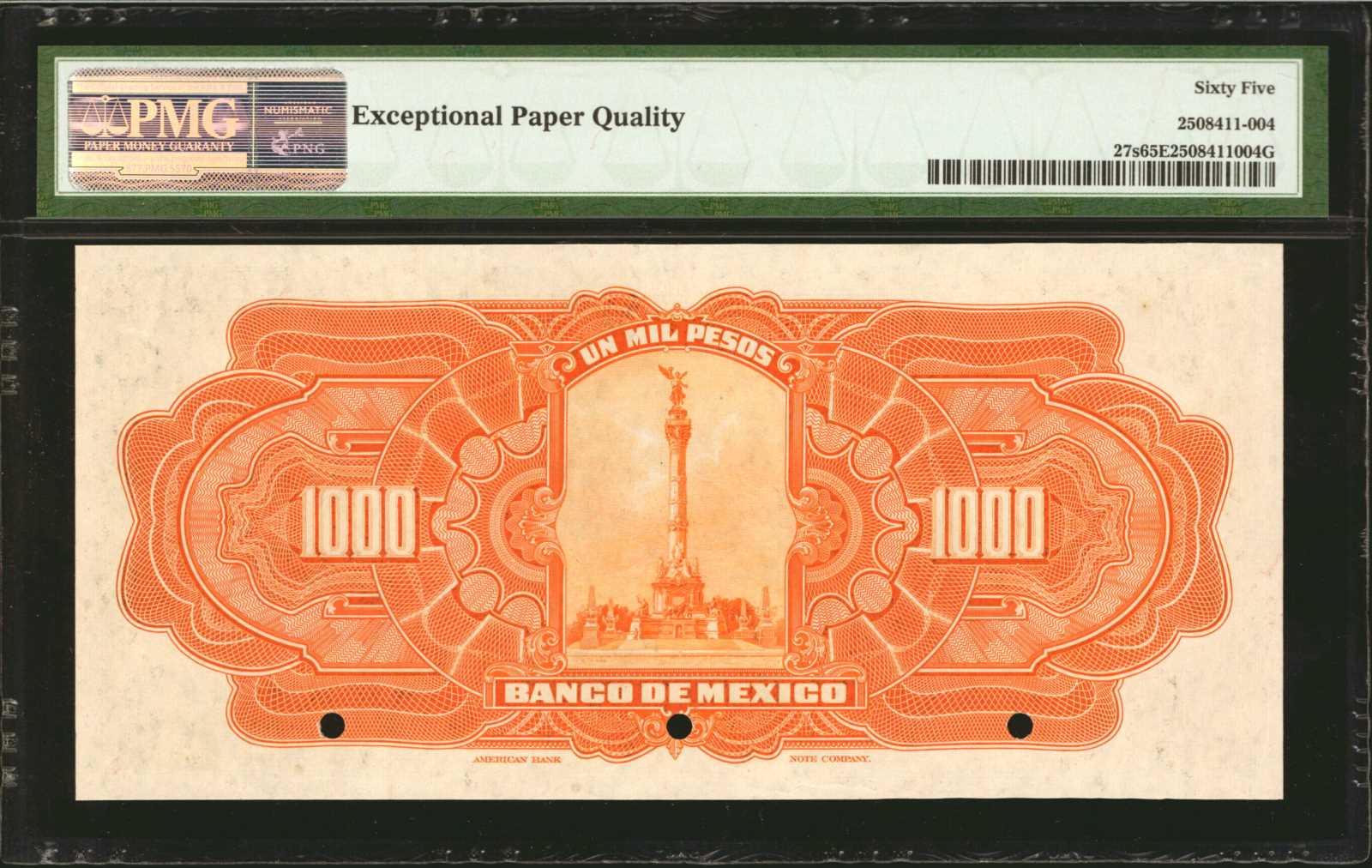 image for: Mexico  1,000 pesos(B607s)