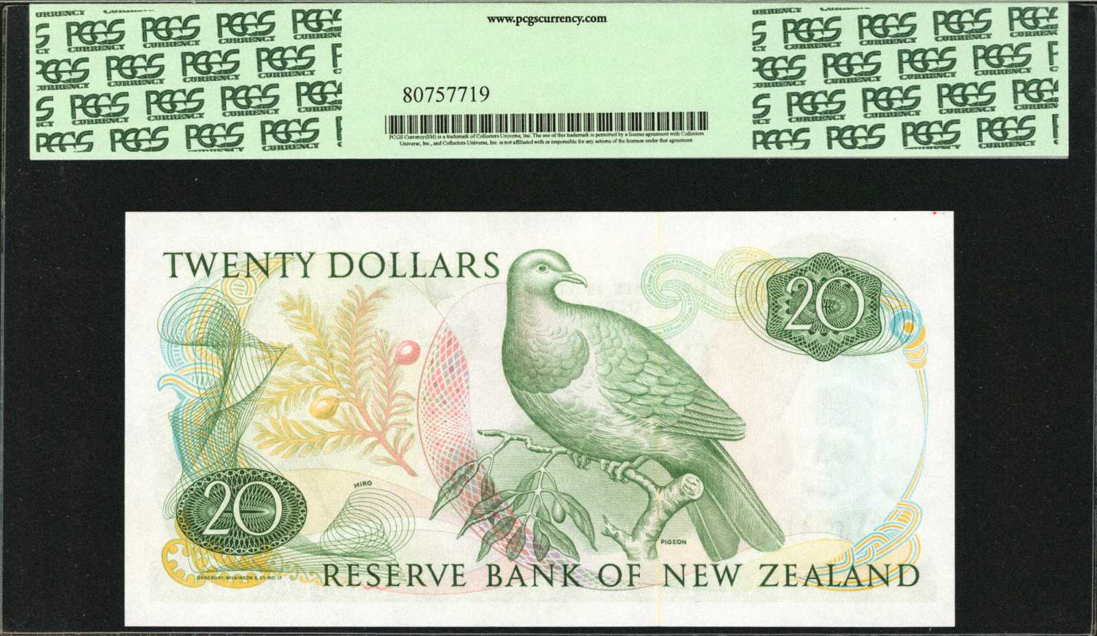 image for: New Zealand  20 dollars (B120ap)