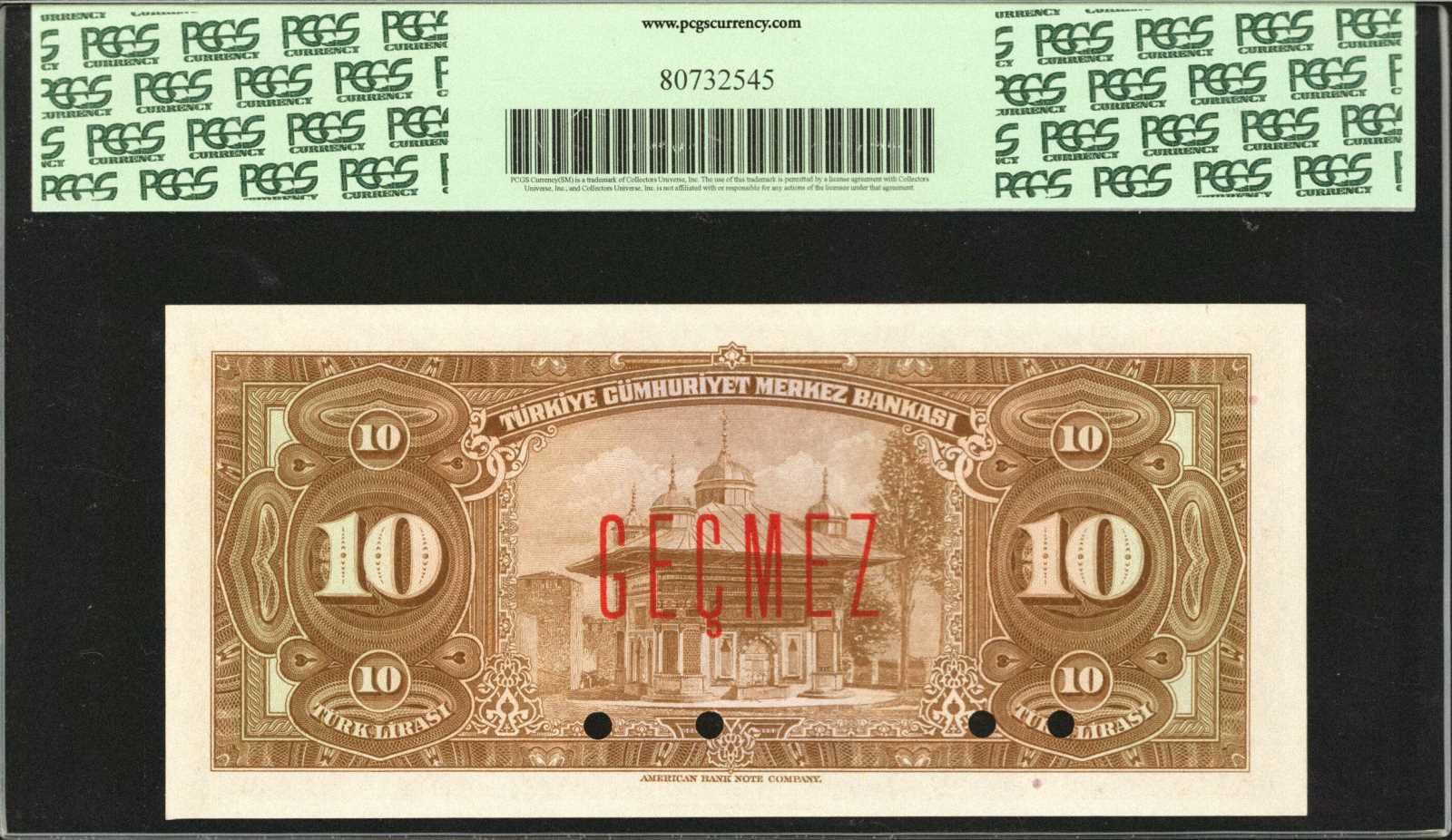 image for: Turkey  10 T?rk liras? (B224a)