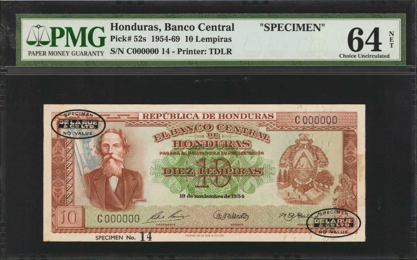 image for: Honduras  10 lempiras (B308k)