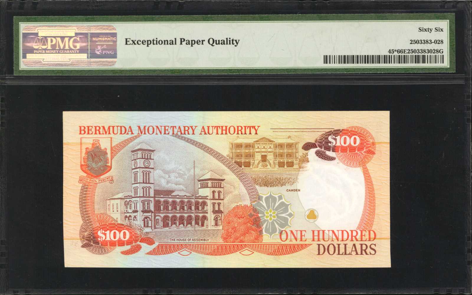 image for: Bermuda  100 dollars (B221as)
