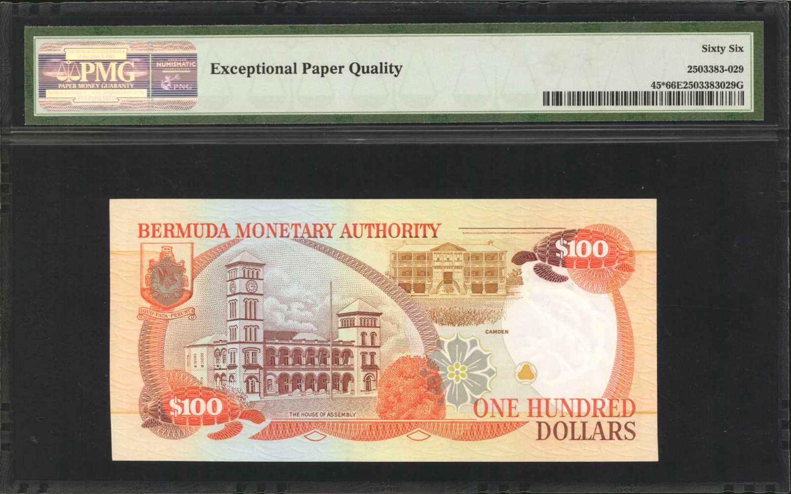 image for: Bermuda  100 dollars (B221as)