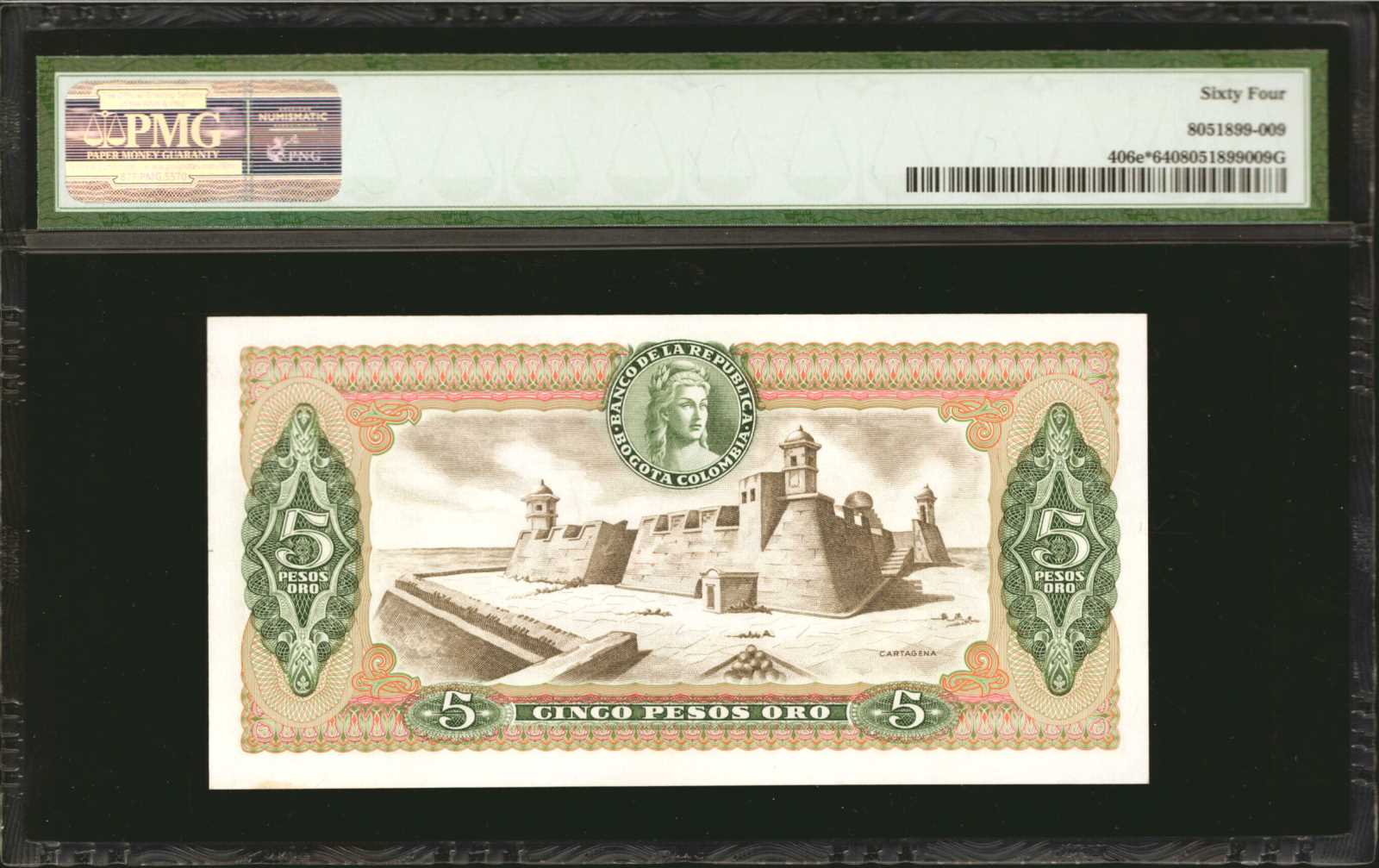image for: Colombia  5 pesos oro(B949z)