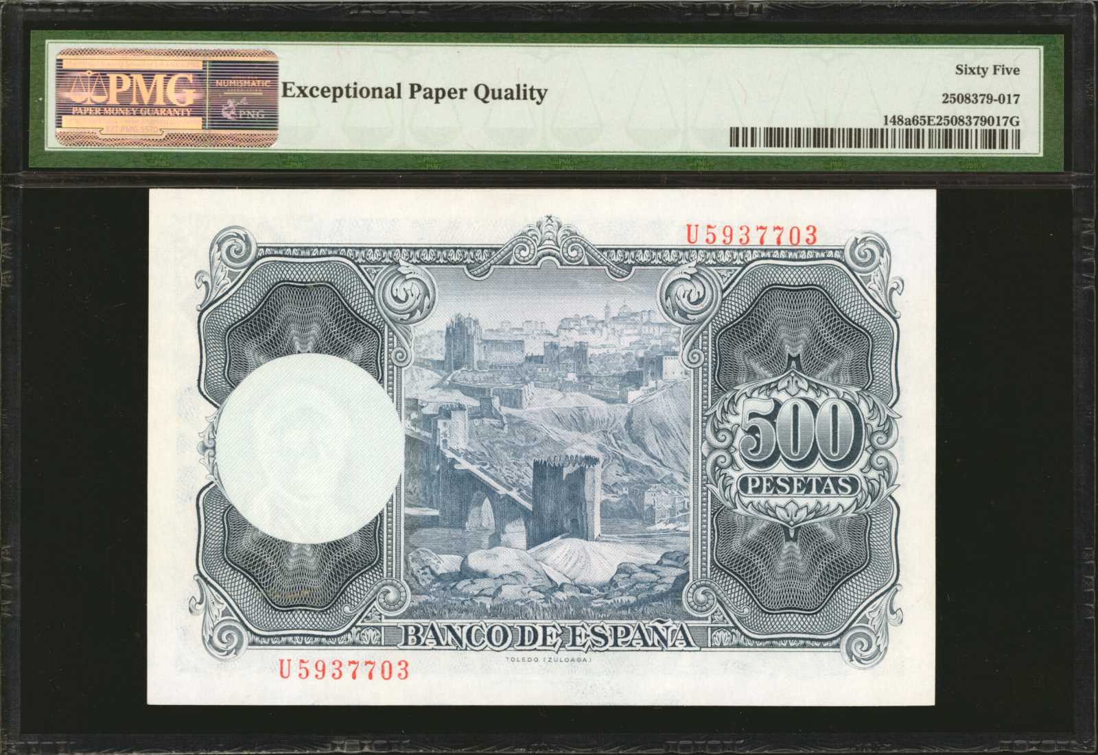 image for: Spain  500 pesetas (B614as)
