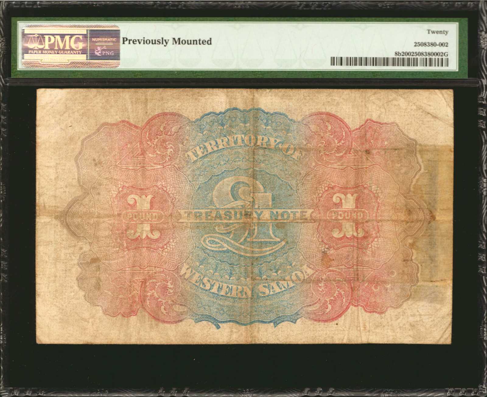 image for: Western Samoa  1 pound(B203g)