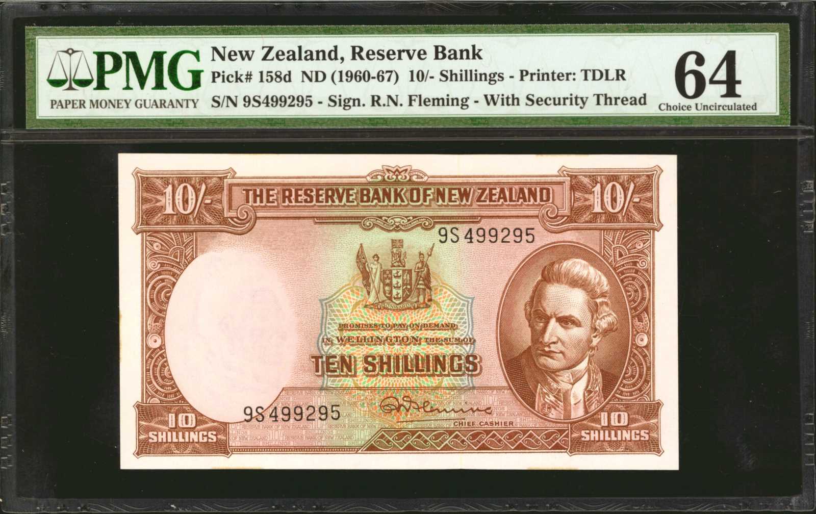 image for: New Zealand  10 shillings (B105h)
