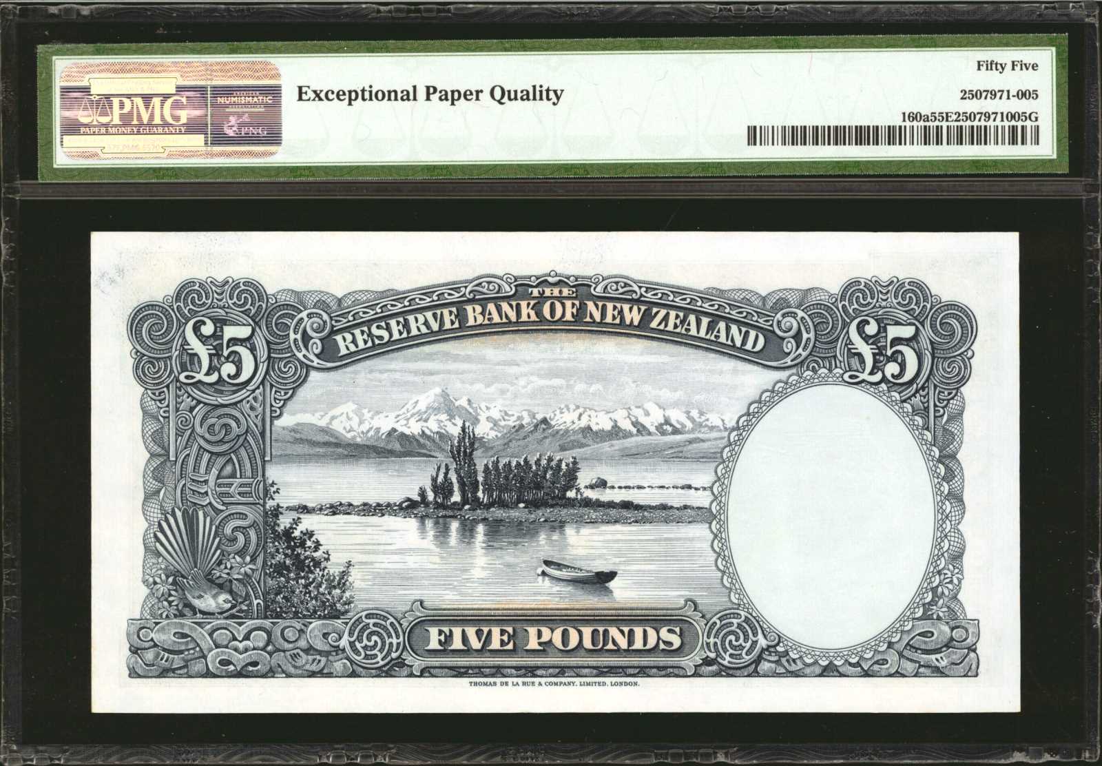 image for: New Zealand  5 pounds (B107ds)