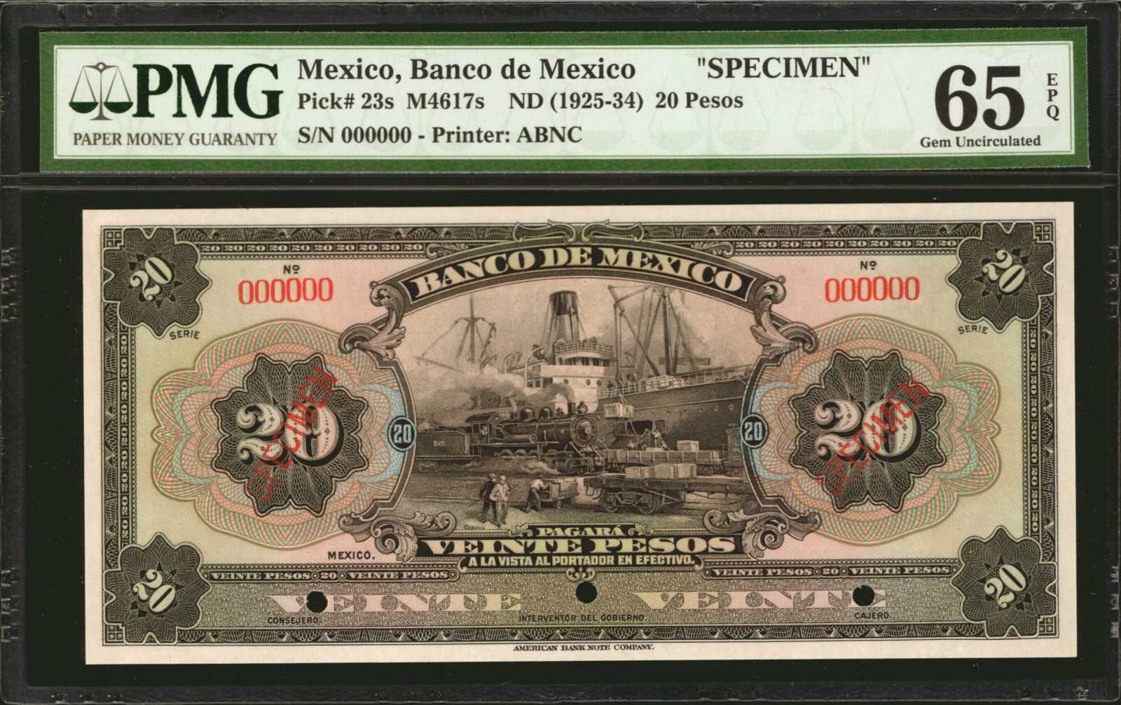 image for: Mexico  20 pesos(B603d)