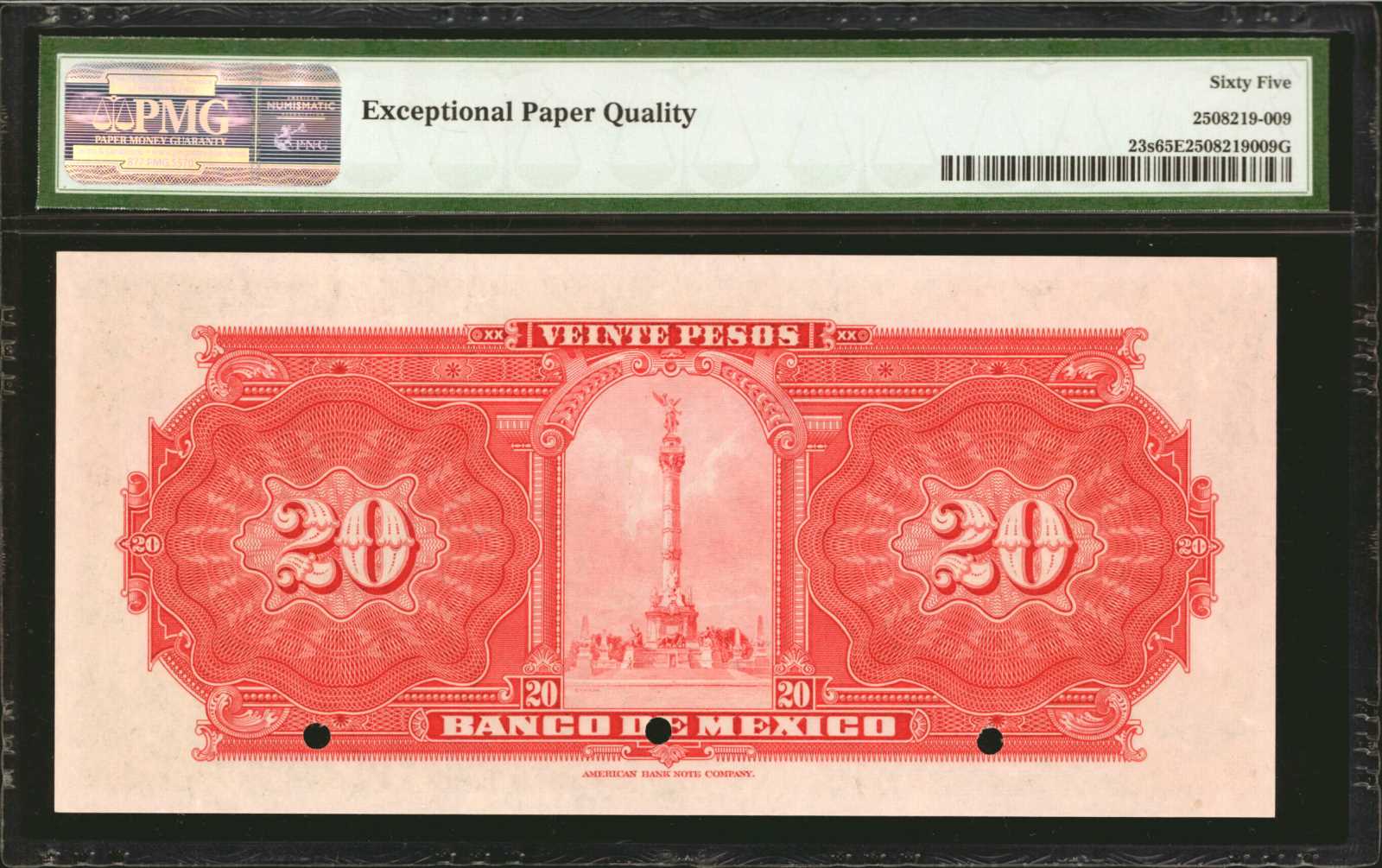 image for: Mexico  20 pesos(B603f)