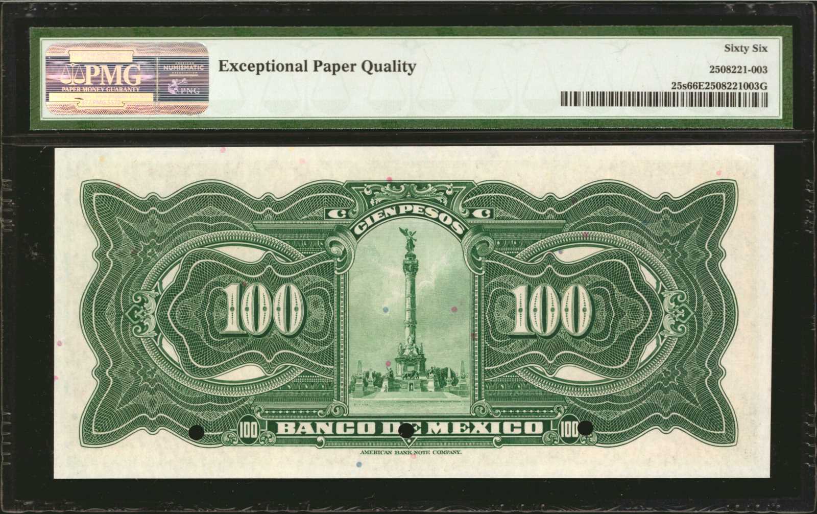 image for: Mexico  100 pesos(B605a)