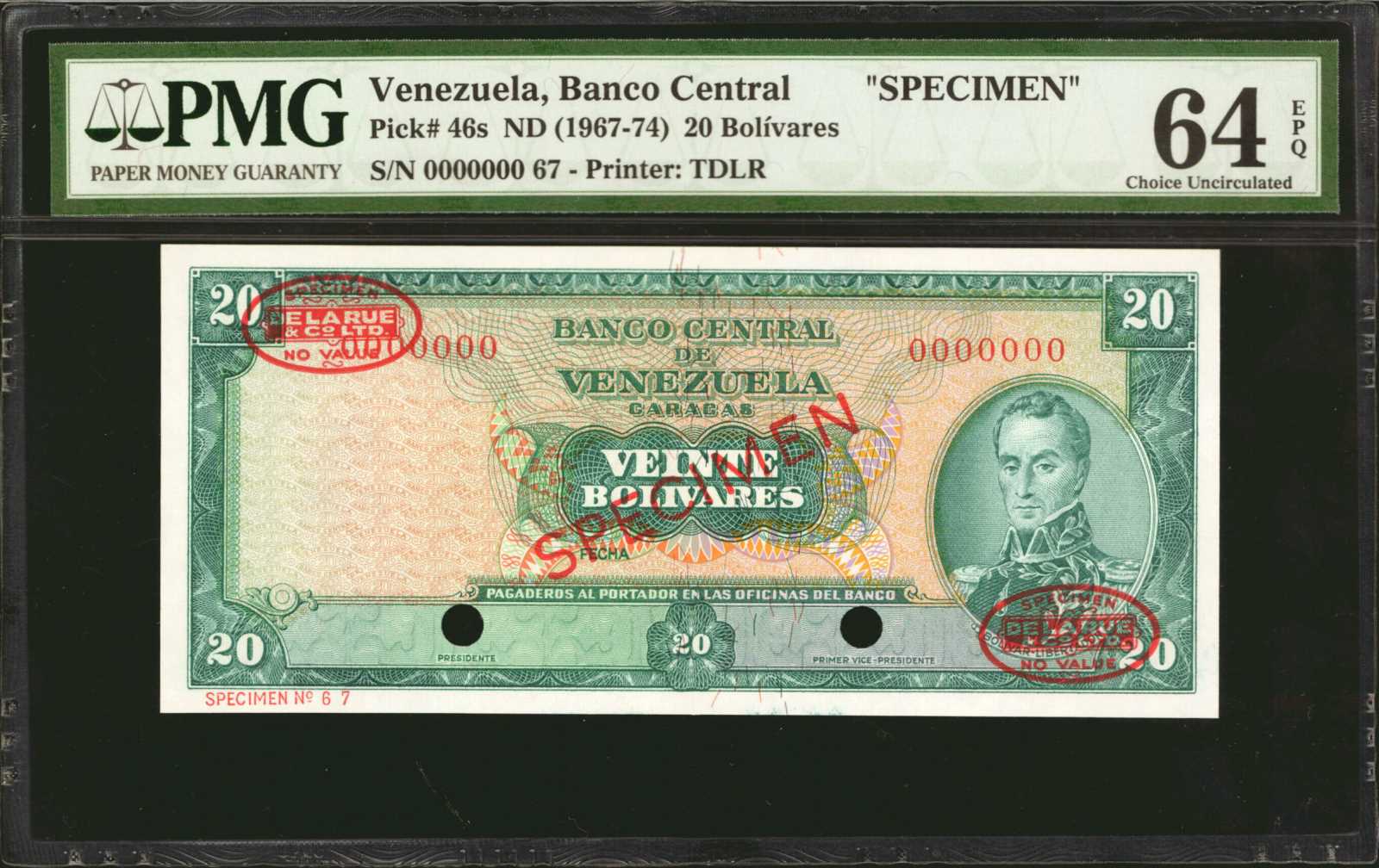 image for: Venezuela  20 bol?vares(B316bs3)