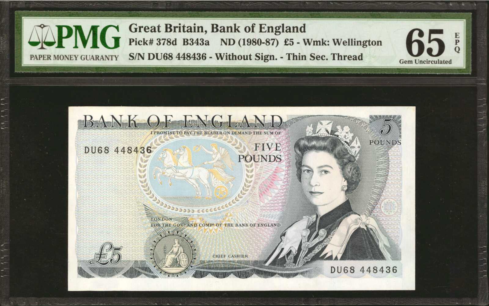 image for: United Kingdom  5 pounds (B185z)